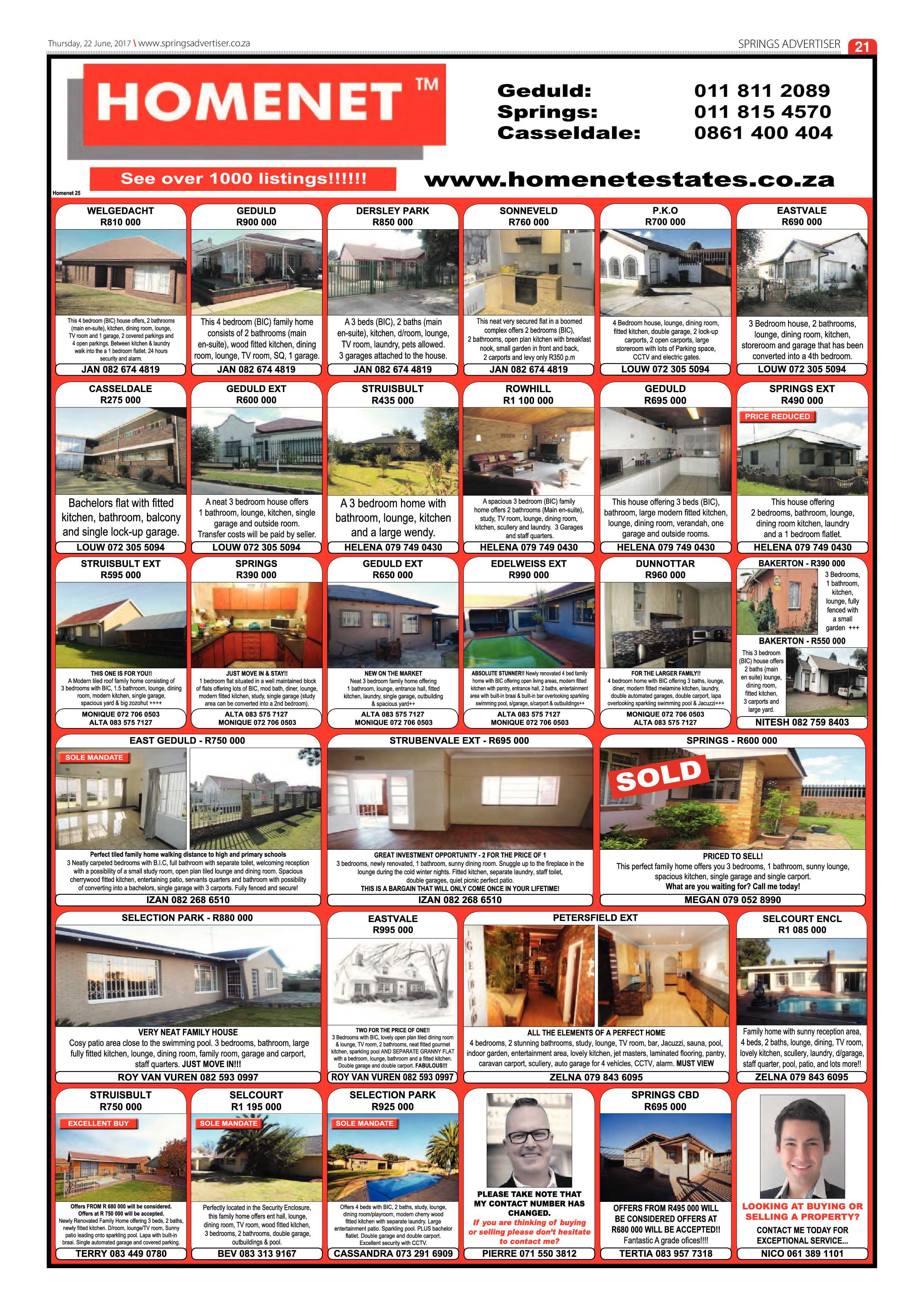 Springs Advertiser 22 June 2017 page 23