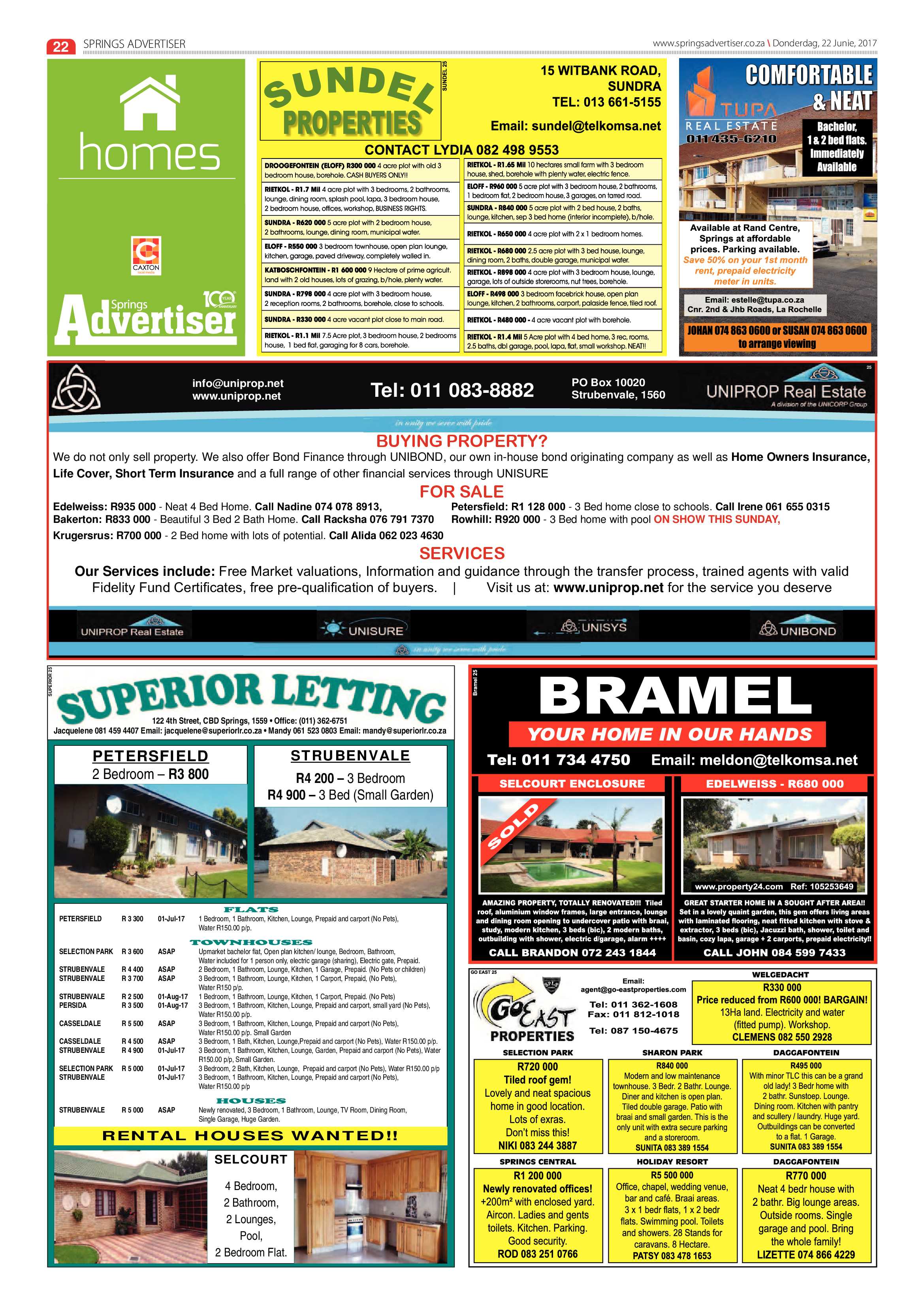 Springs Advertiser 22 June 2017 page 24