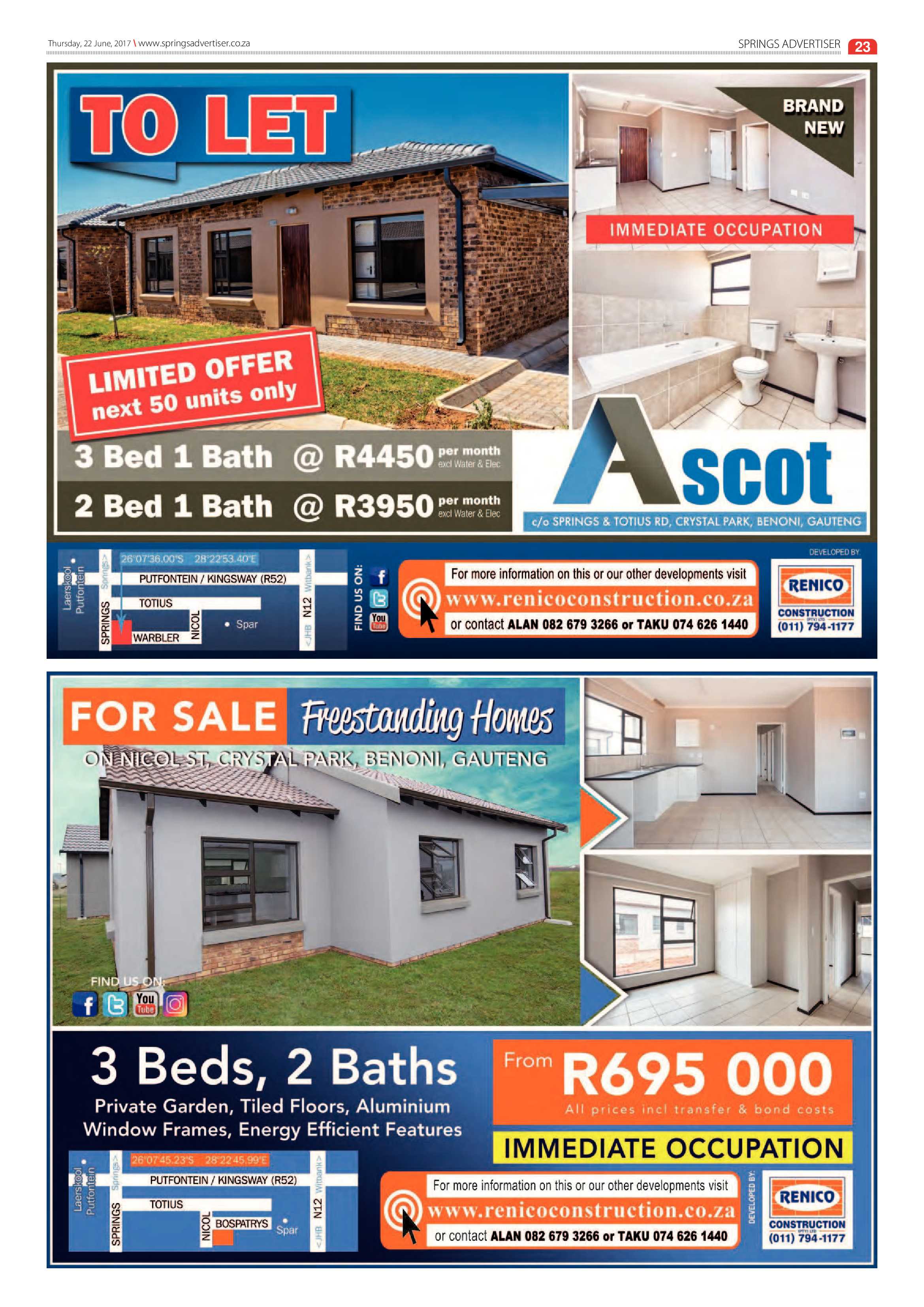 Springs Advertiser 22 June 2017 page 25