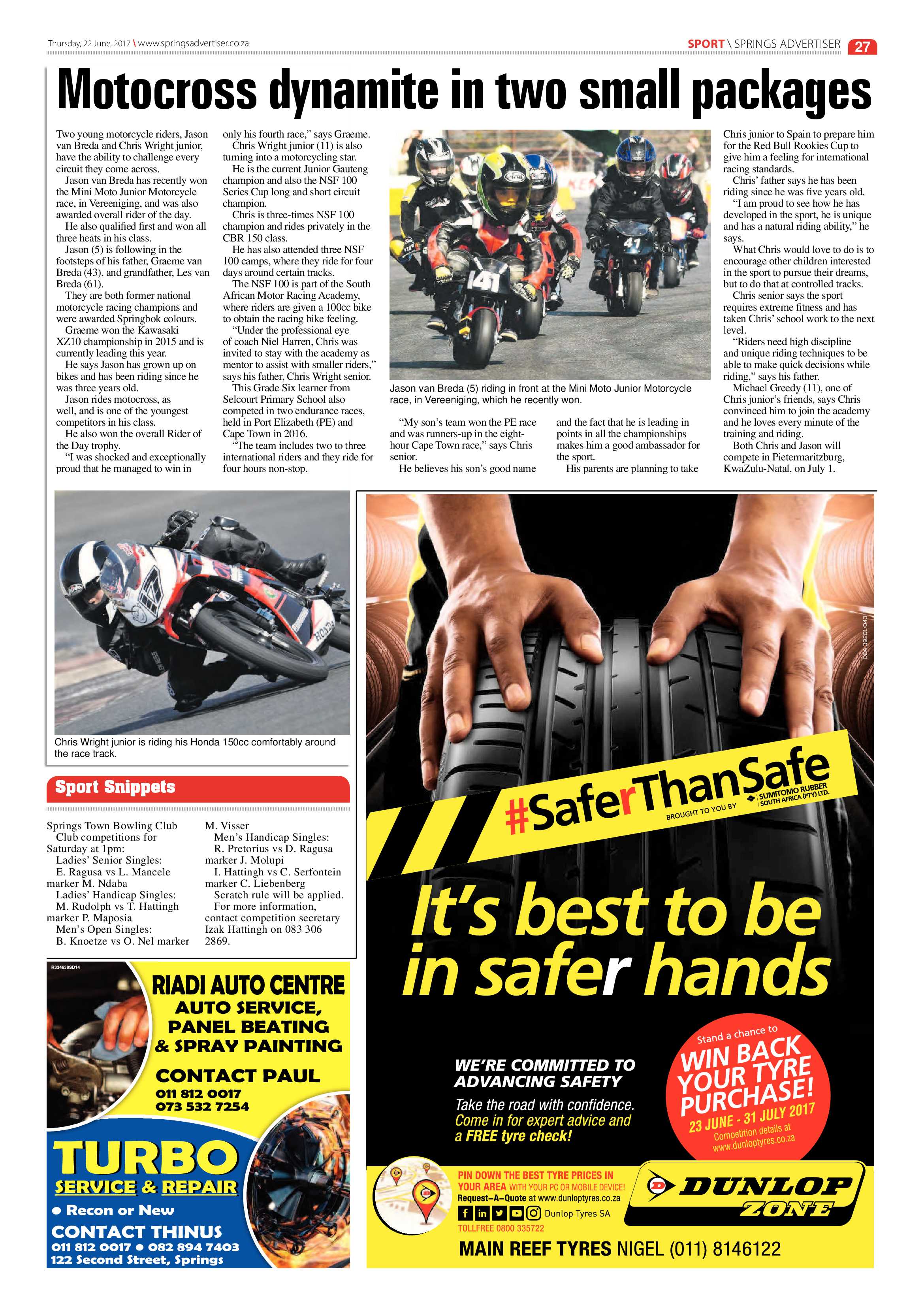 Springs Advertiser 22 June 2017 page 29