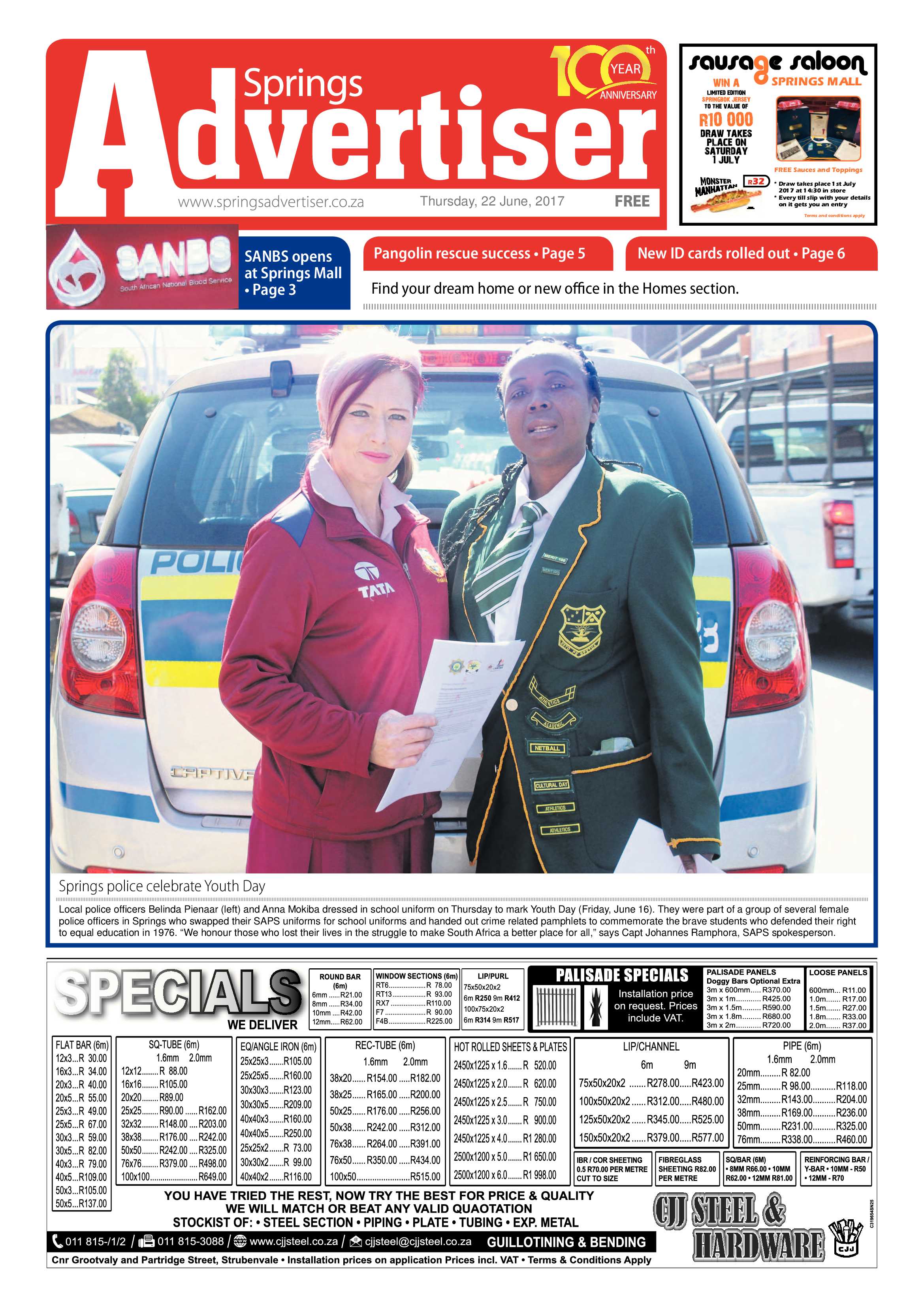 Springs Advertiser 22 June 2017 page 3