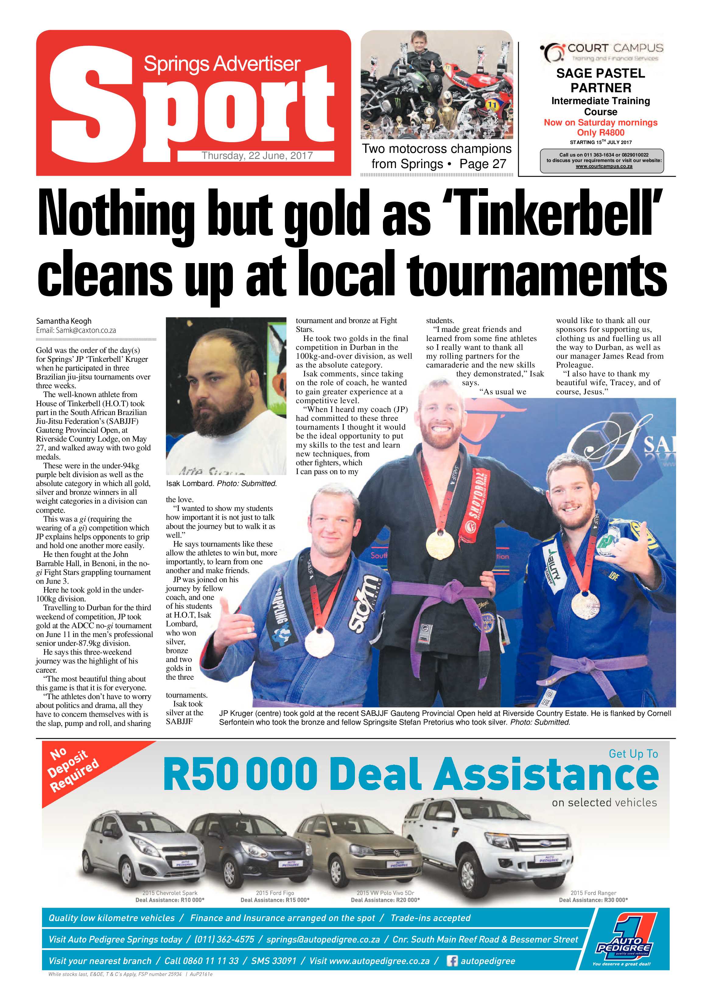 Springs Advertiser 22 June 2017 page 30