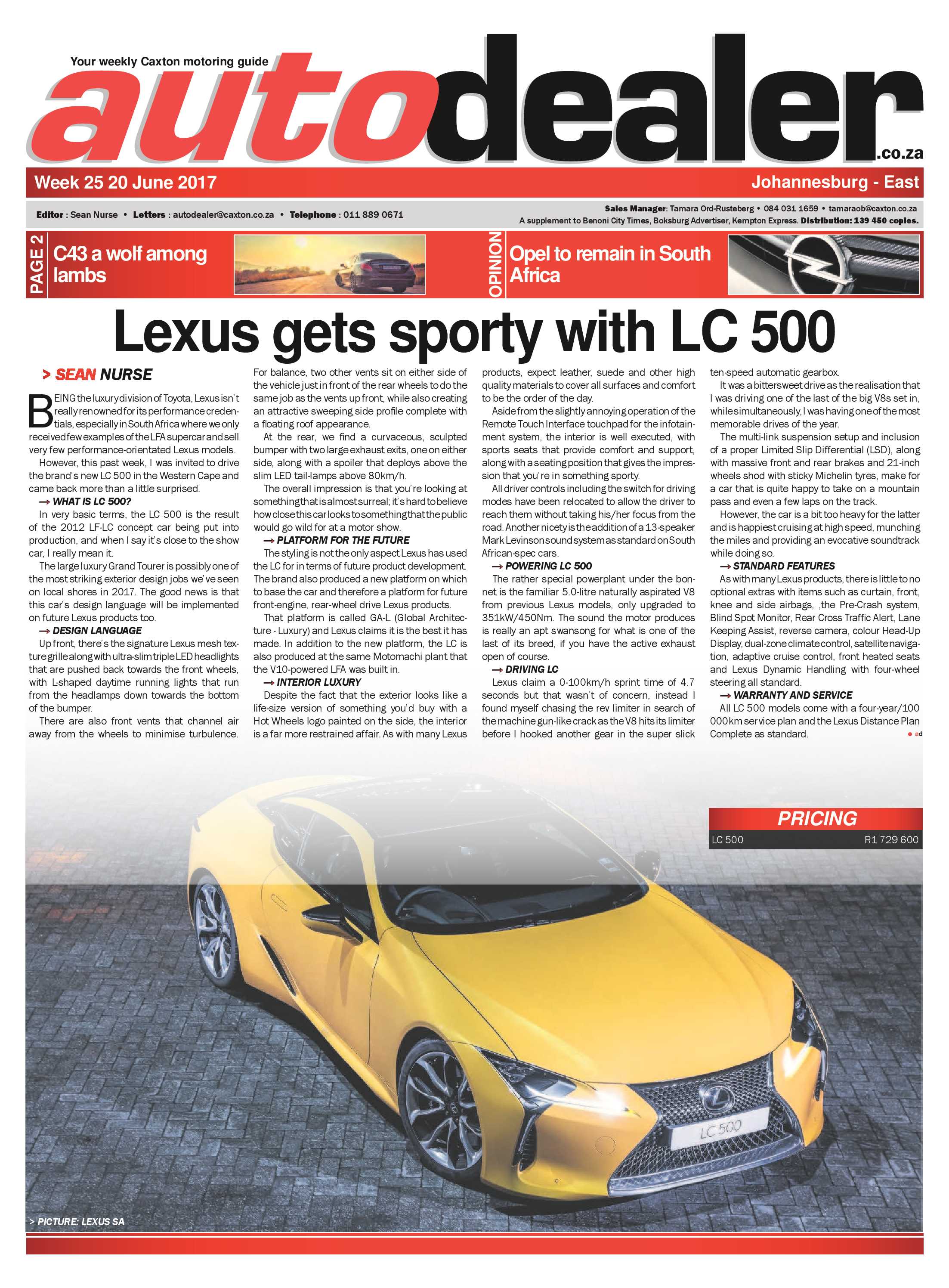 Springs Advertiser 22 June 2017 page 33