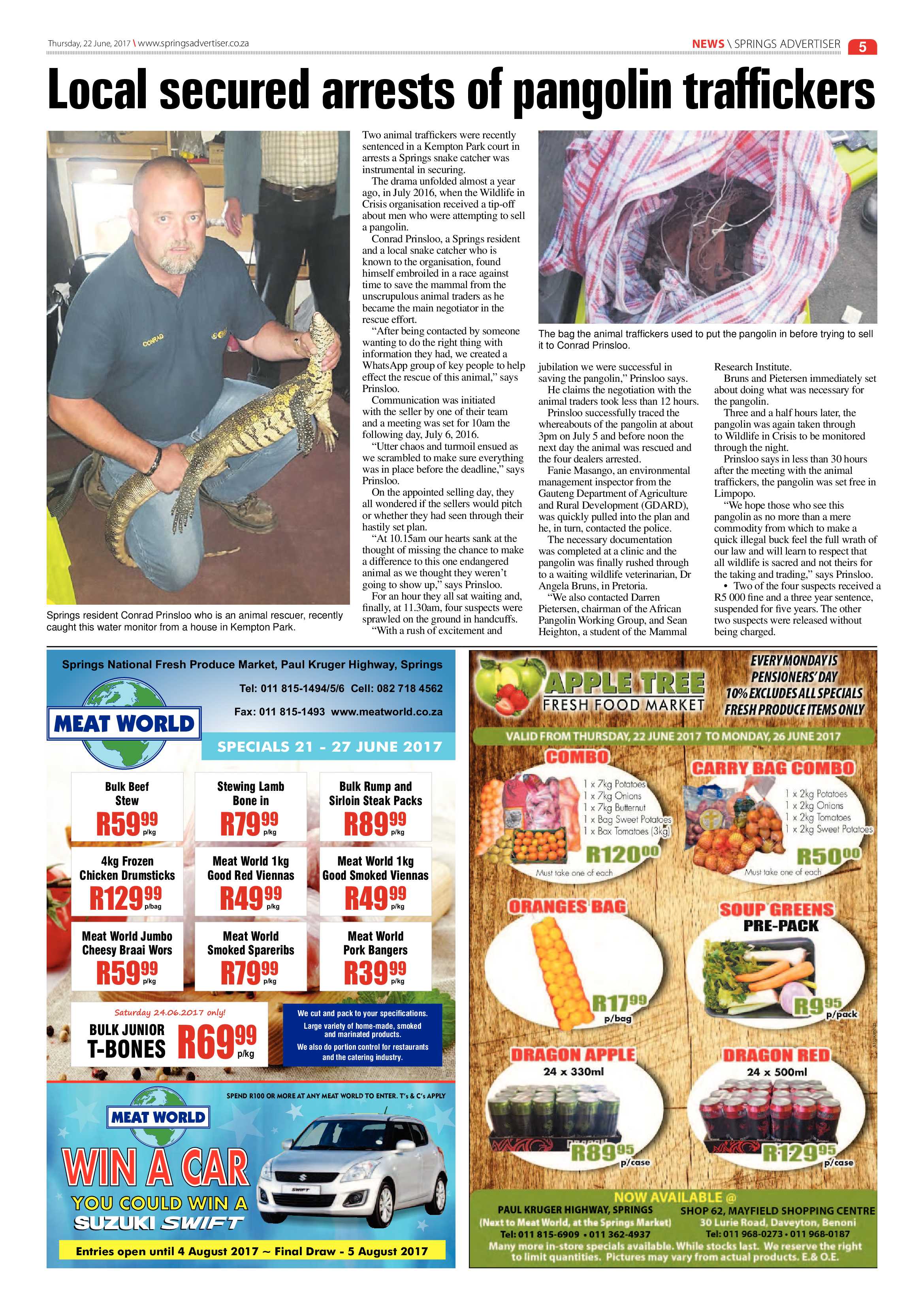 Springs Advertiser 22 June 2017 page 7
