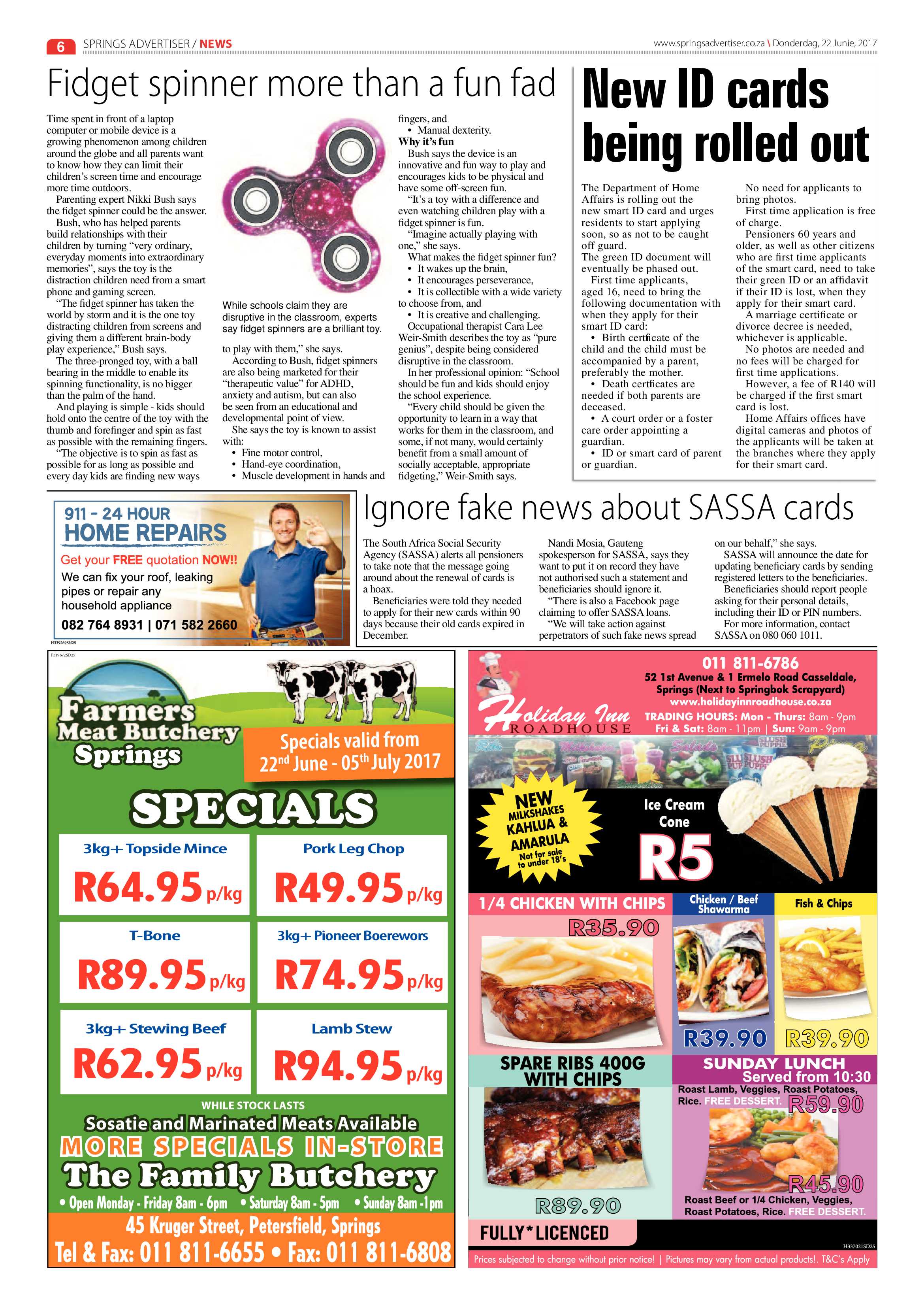 Springs Advertiser 22 June 2017 page 8