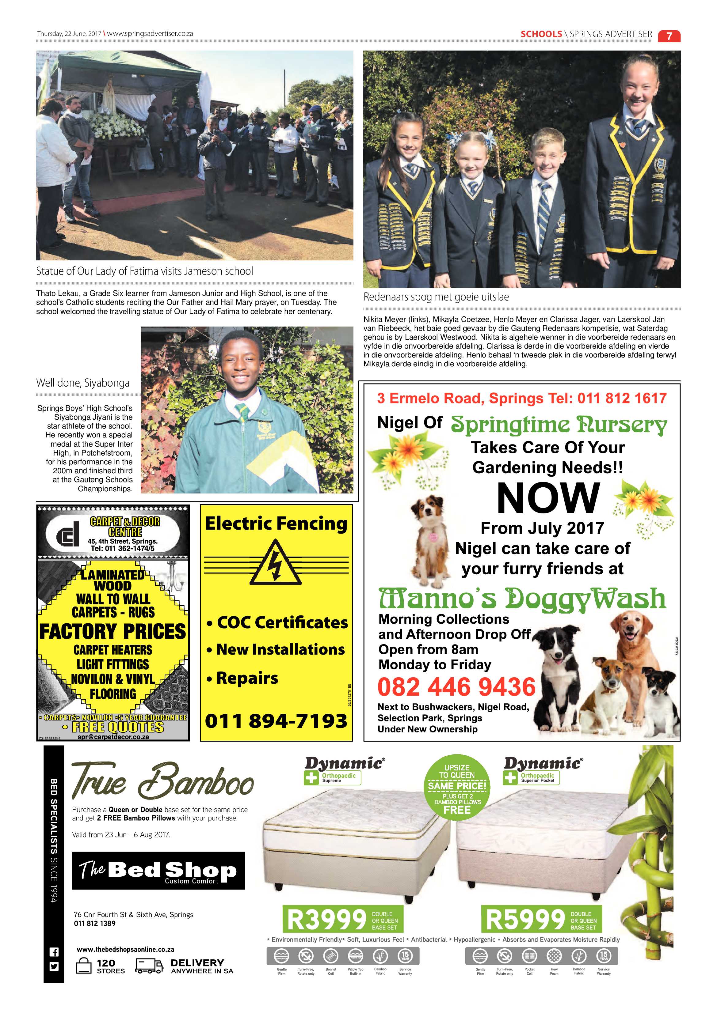 Springs Advertiser 22 June 2017 page 9