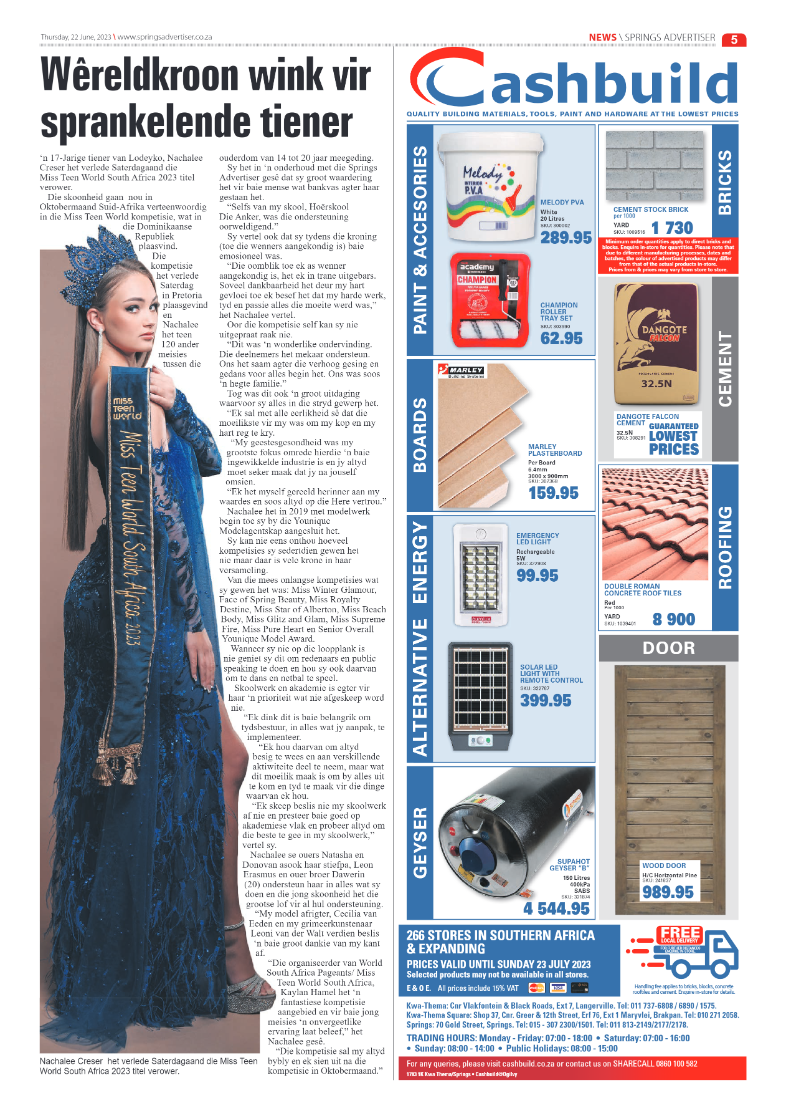 Springs Advertiser 22 June 2023 page 5