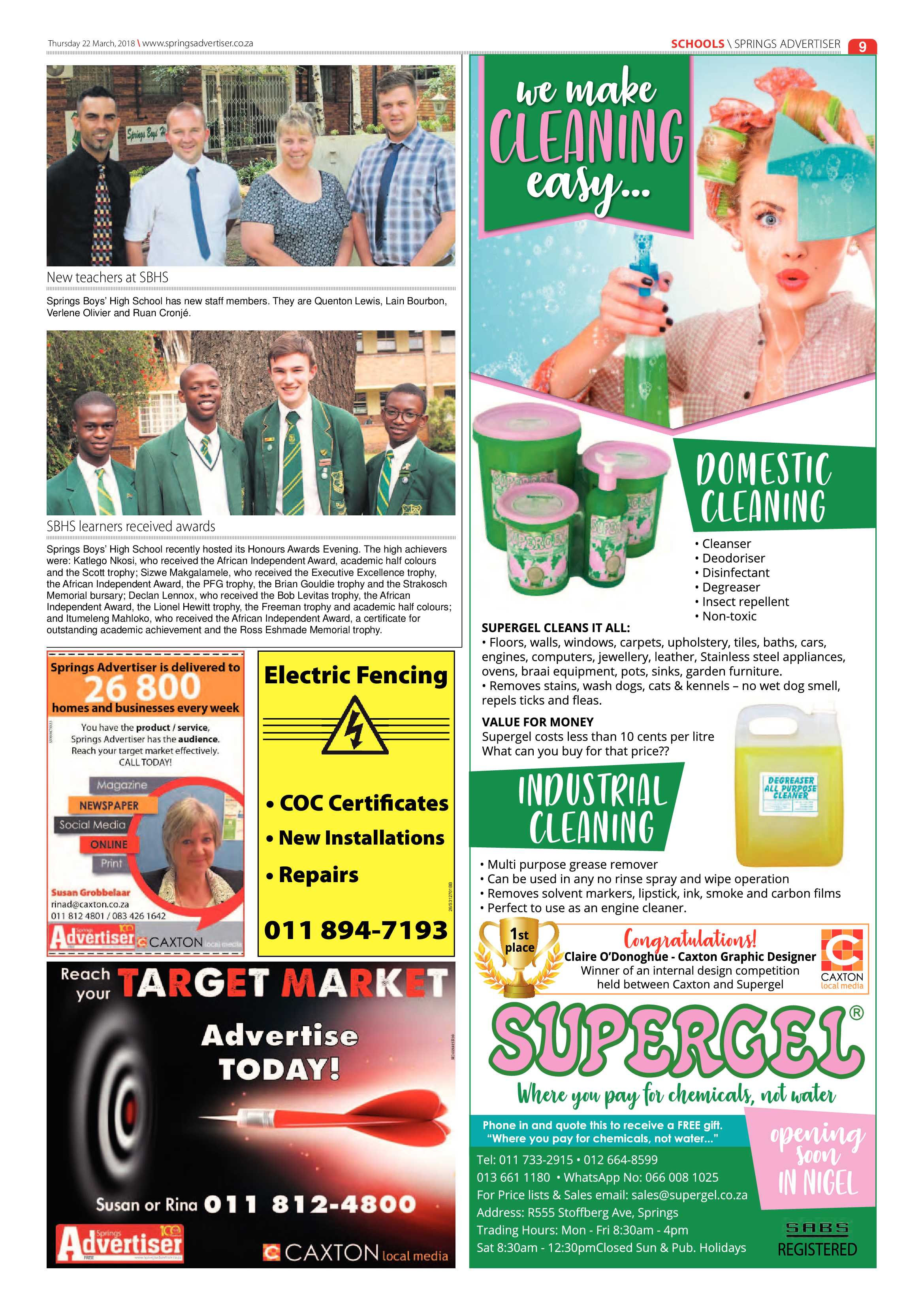 Springs Advertiser 22 March 2018 page 11