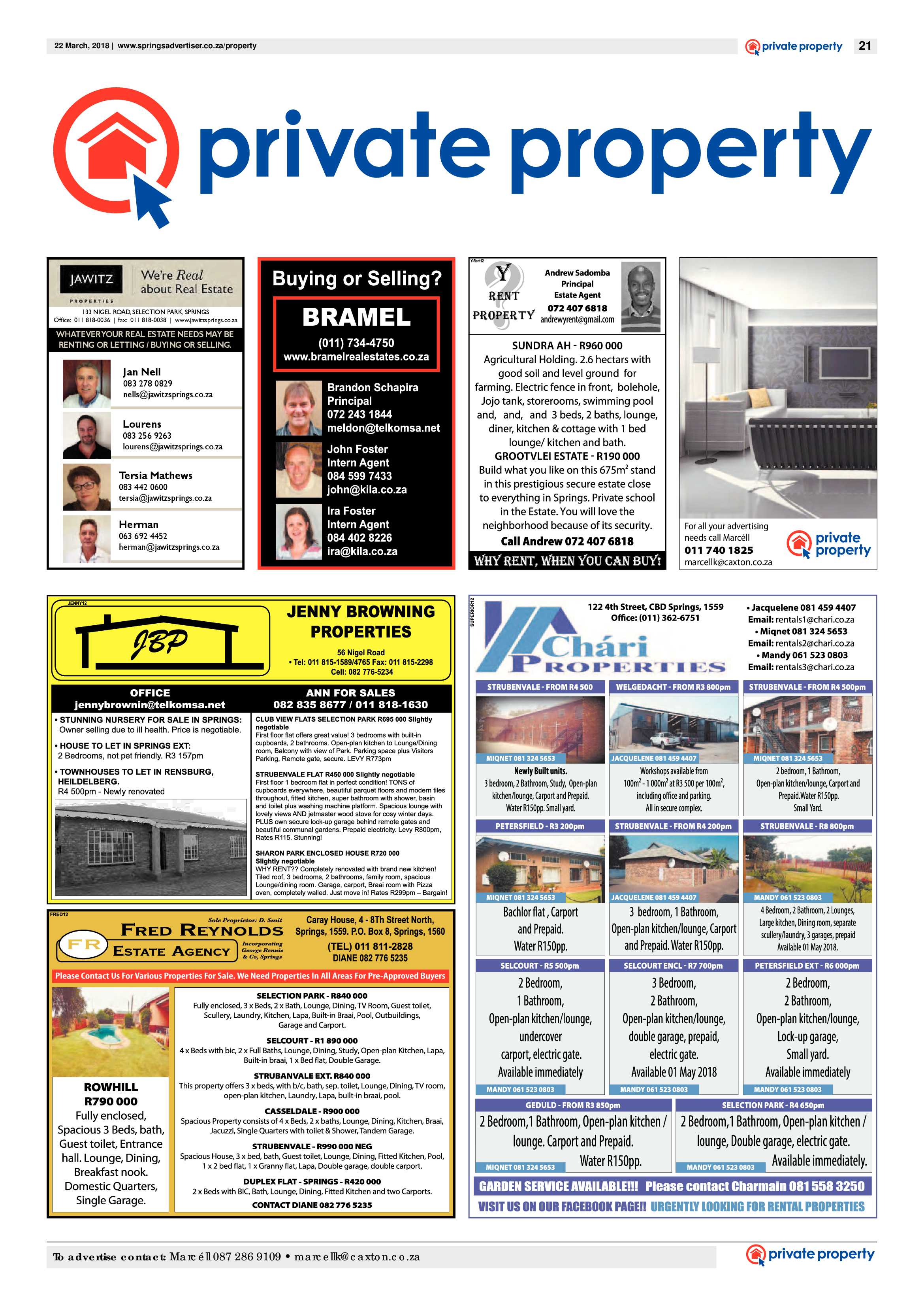 Springs Advertiser 22 March 2018 page 23