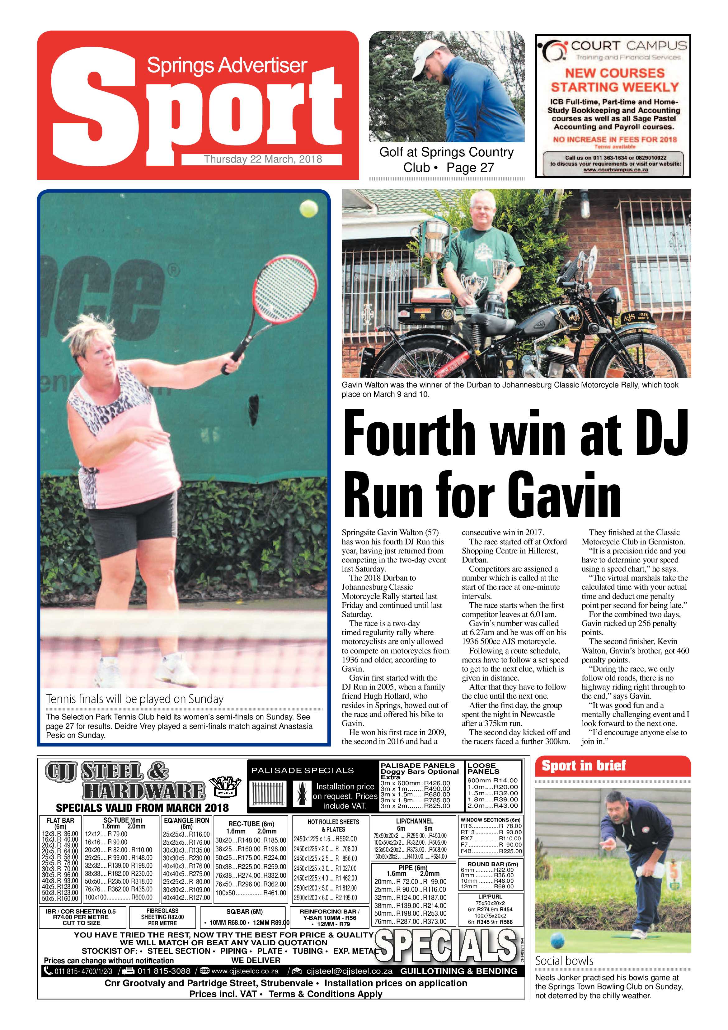 Springs Advertiser 22 March 2018 page 30