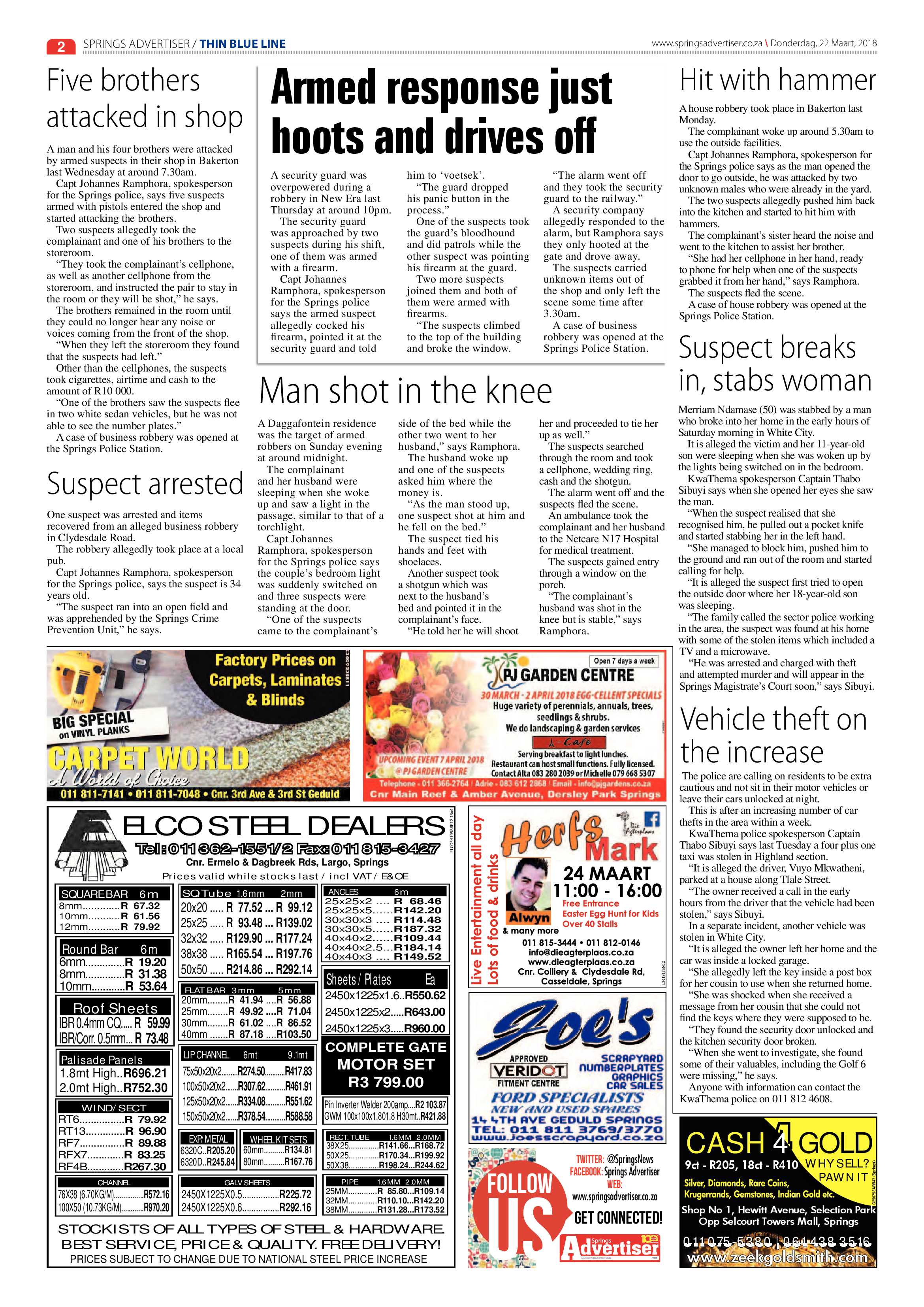 Springs Advertiser 22 March 2018 page 4