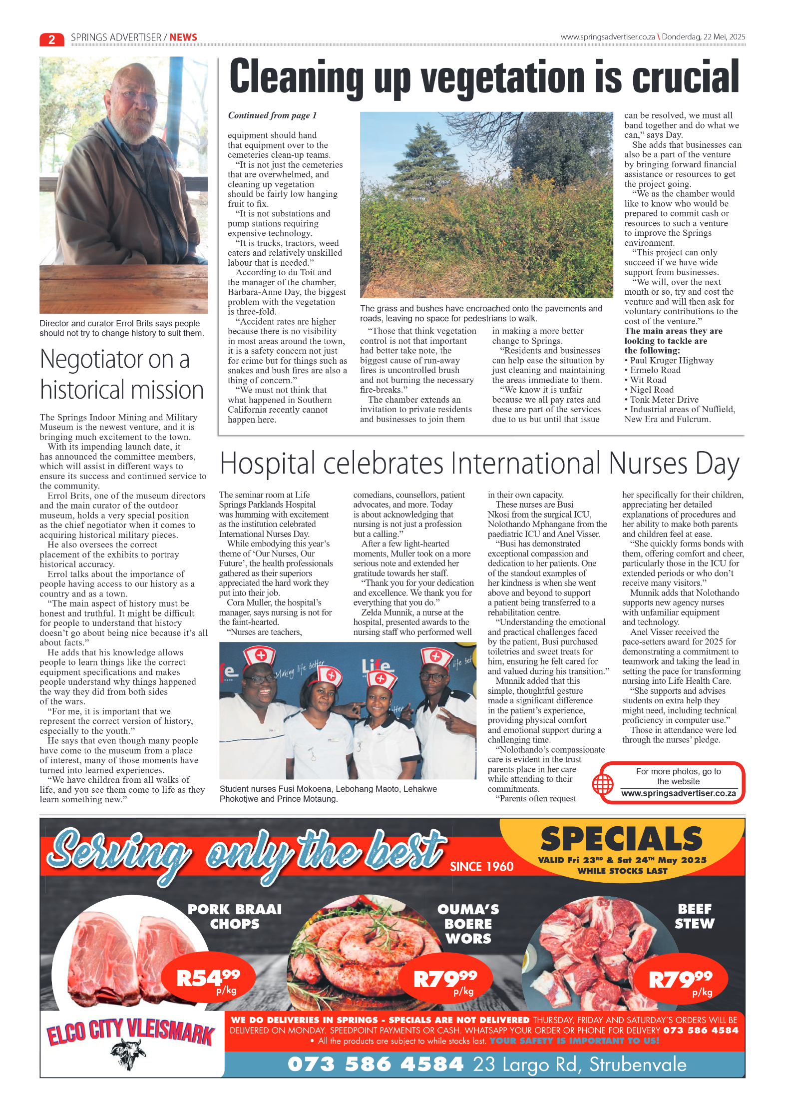 Springs Advertiser 22 May 2025 page 2