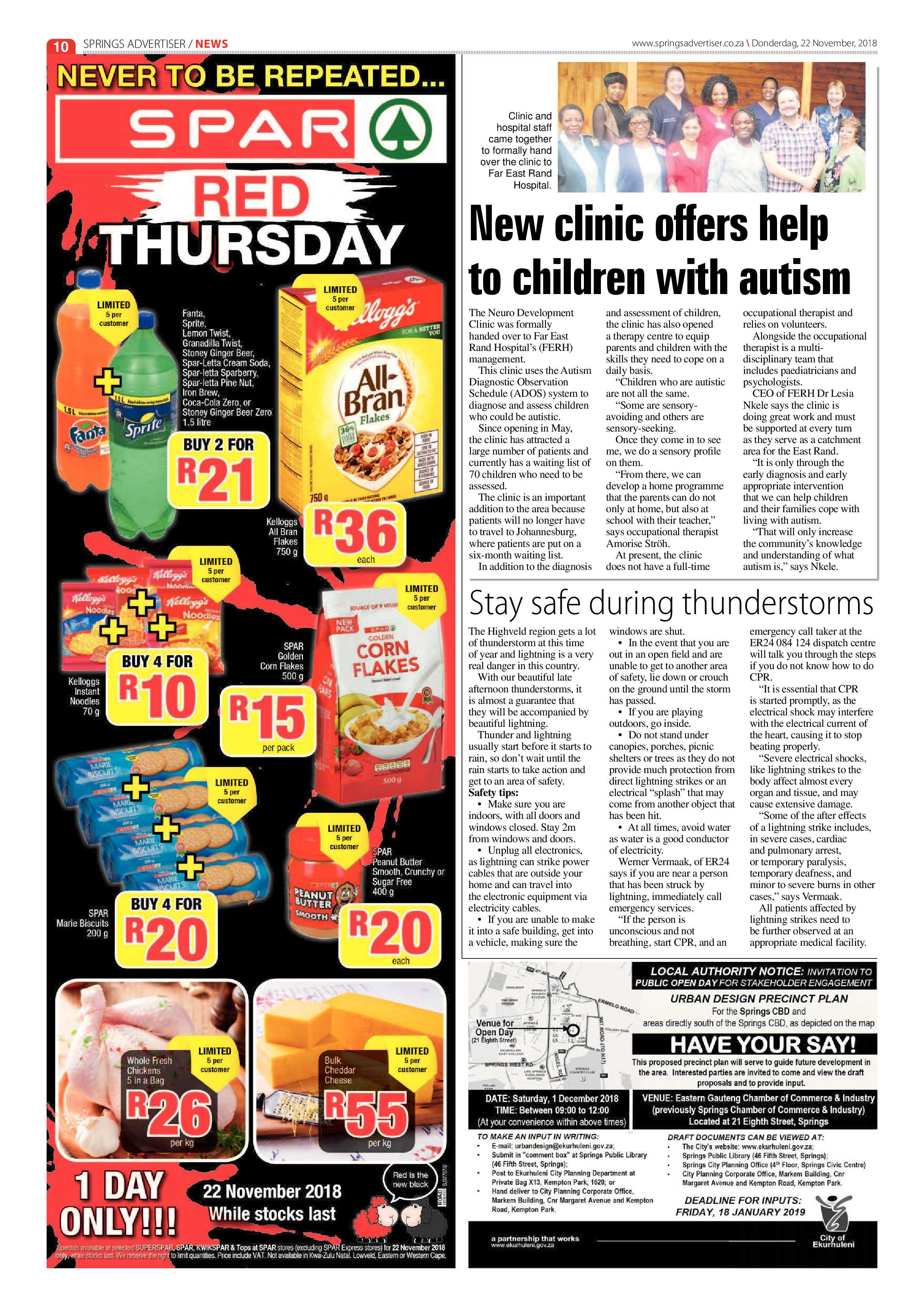 Springs Advertiser 22 November 2018 page 10