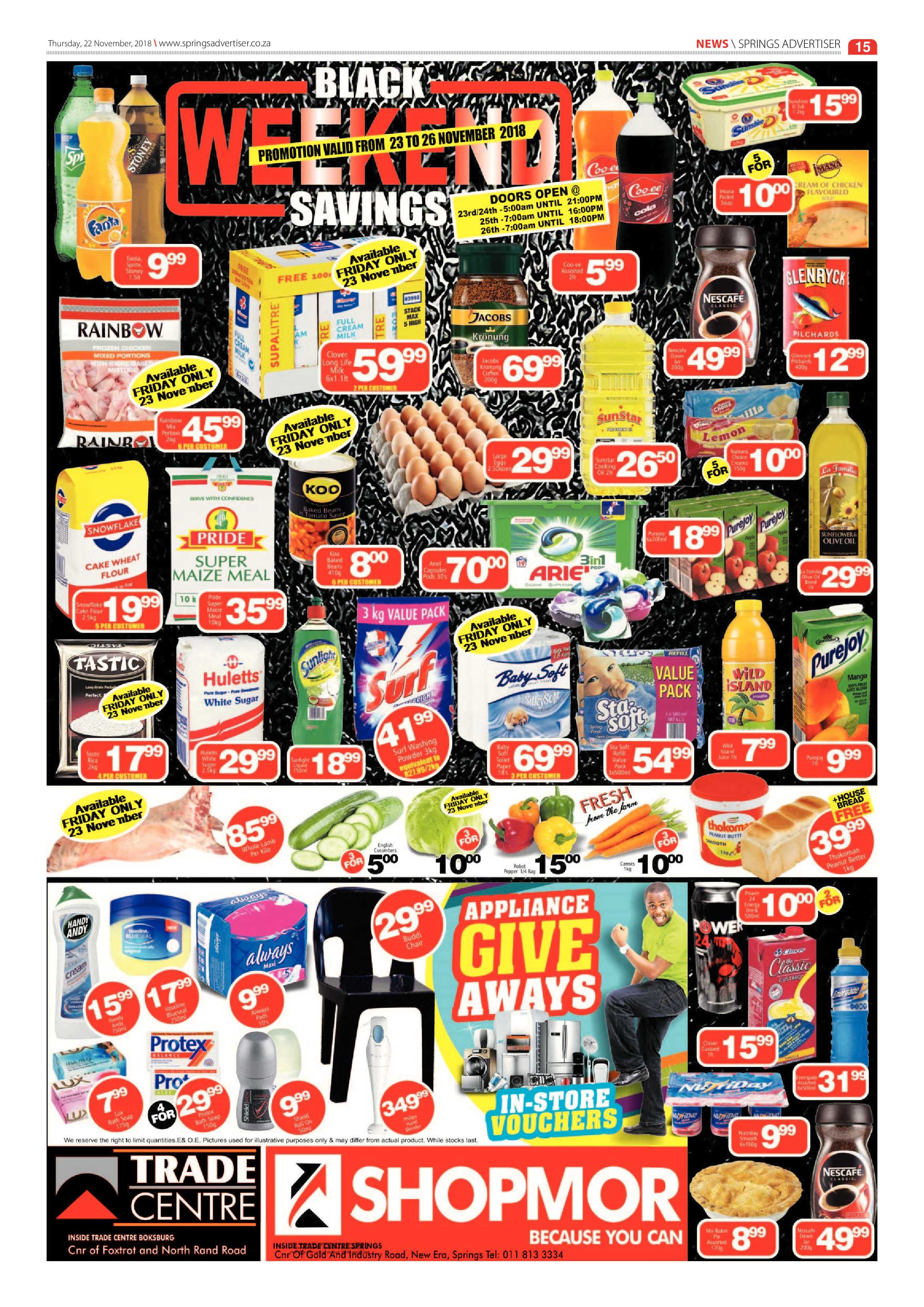 Springs Advertiser 22 November 2018 page 15