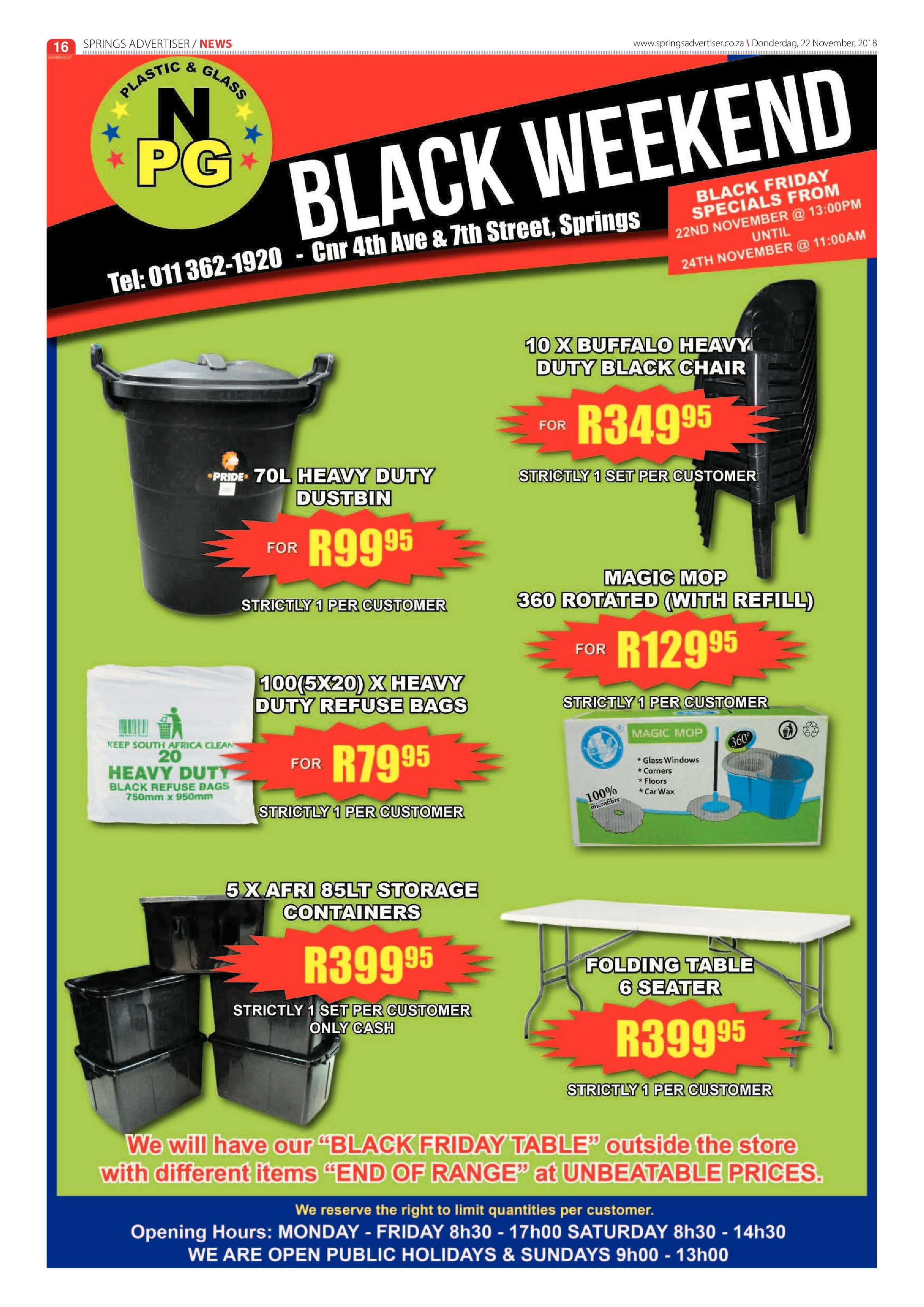 Springs Advertiser 22 November 2018 page 16