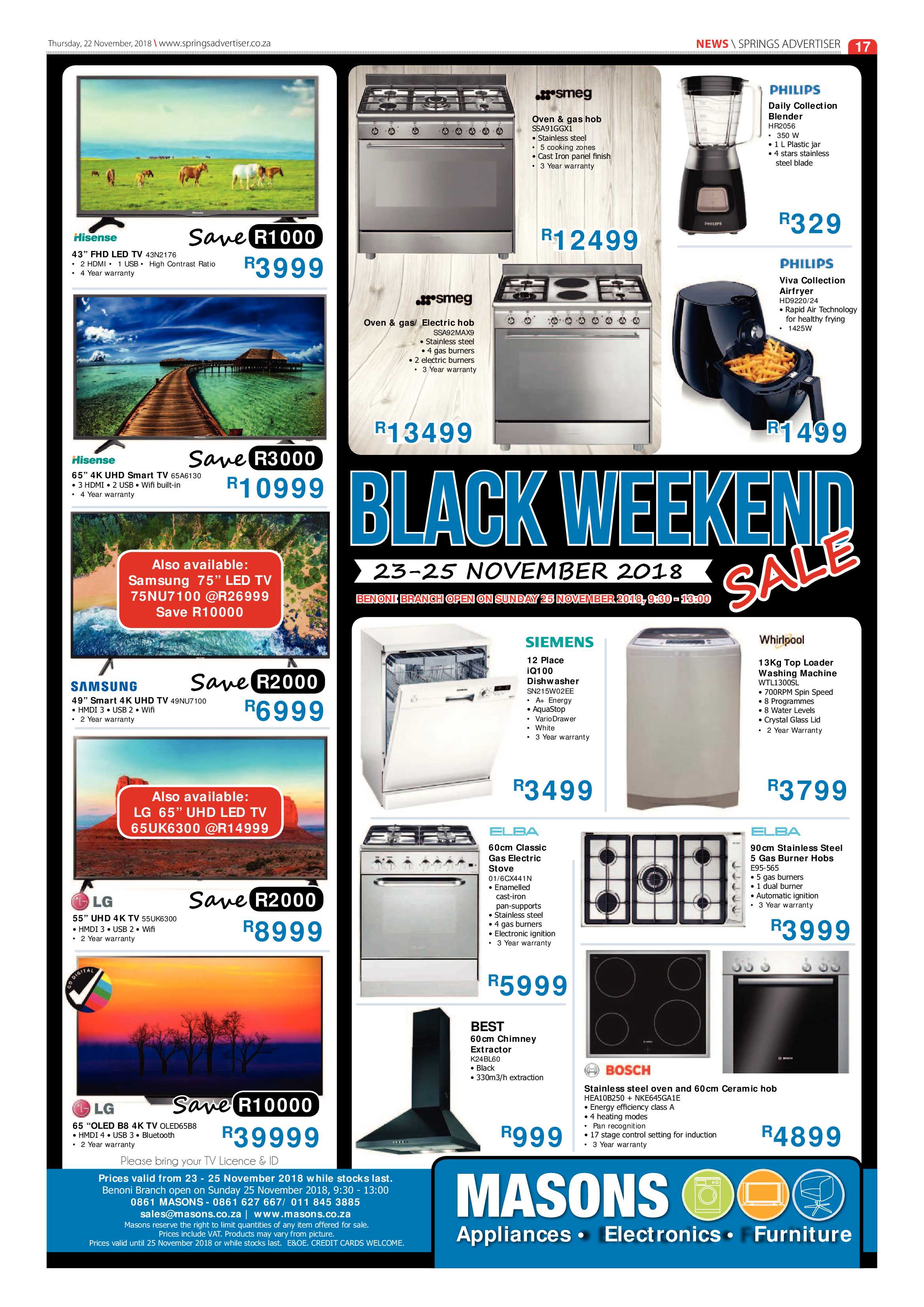 Springs Advertiser 22 November 2018 page 17