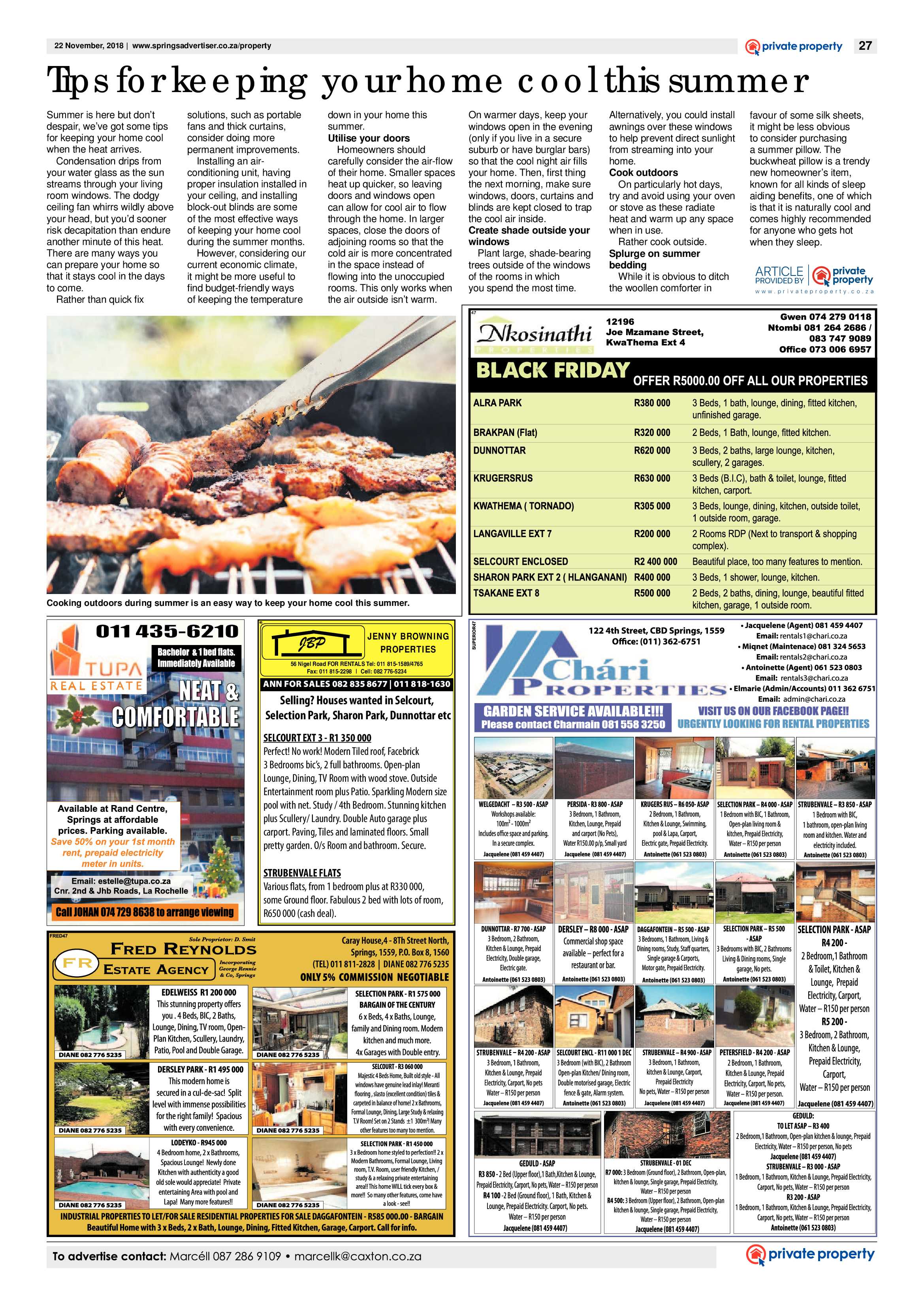 Springs Advertiser 22 November 2018 page 27