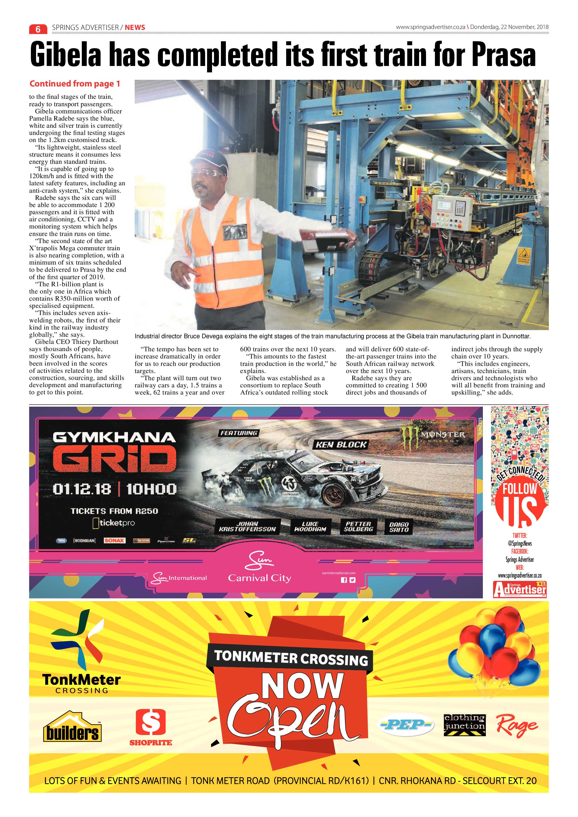 Springs Advertiser 22 November 2018 page 6