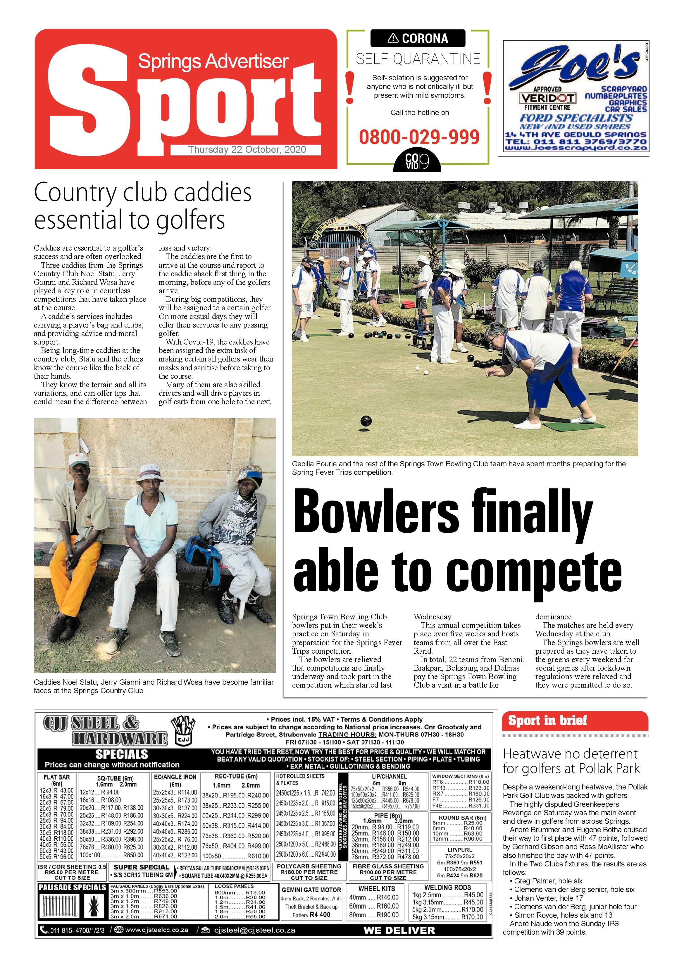Springs Advertiser 22 October 2020 page 16