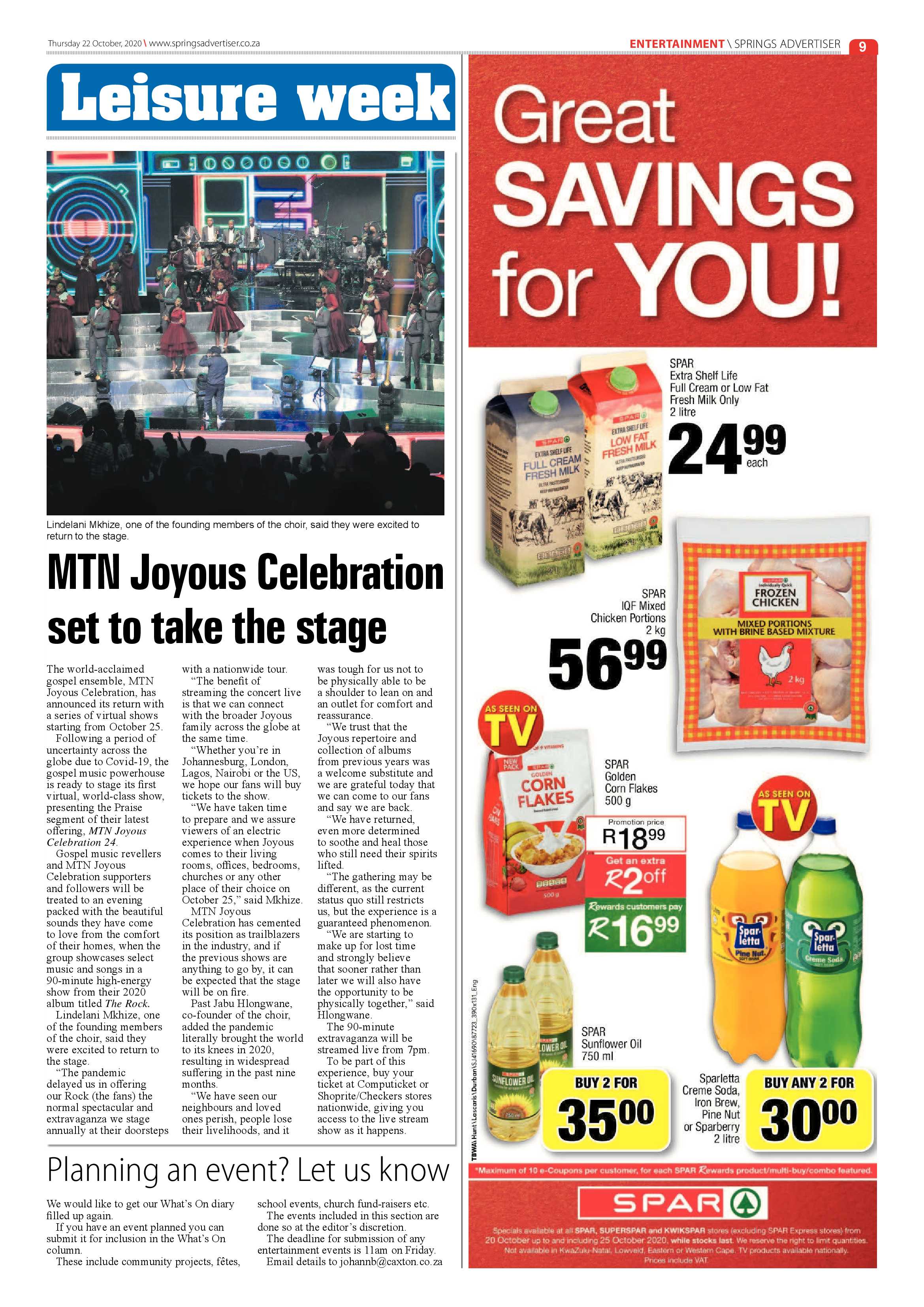 Springs Advertiser 22 October 2020 page 9