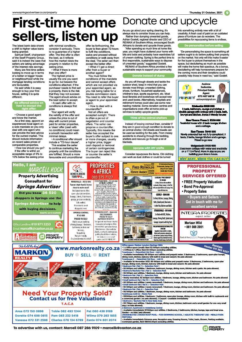 Springs Advertiser 22 October 2021 page 9