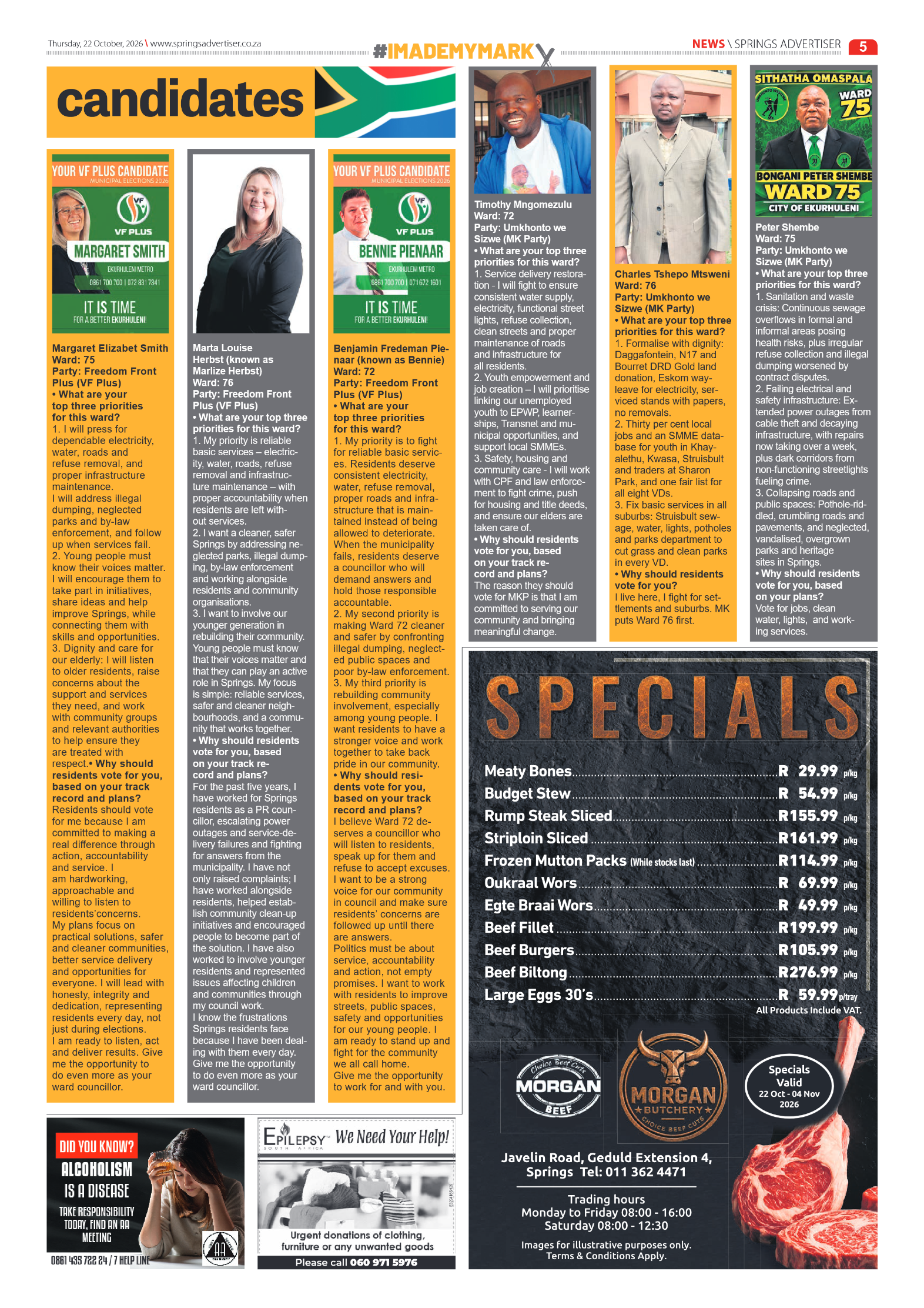 Springs Advertiser 22 October 2026 page 5
