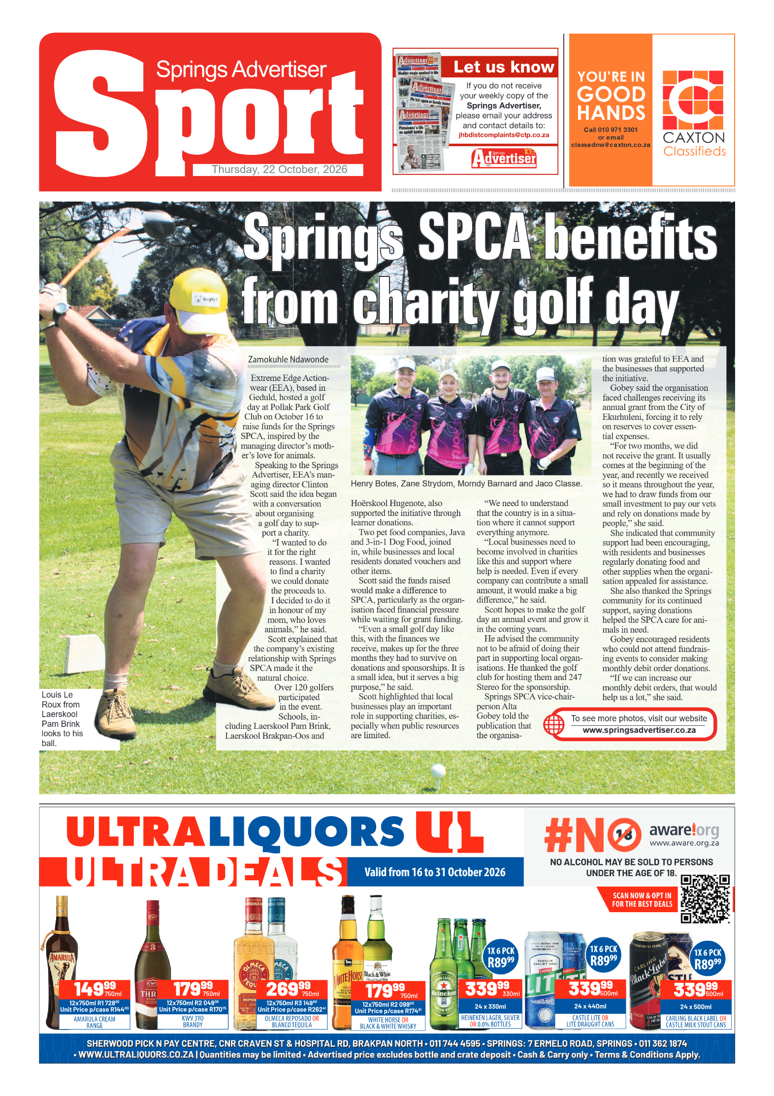 Springs Advertiser 22 October 2026 page 8