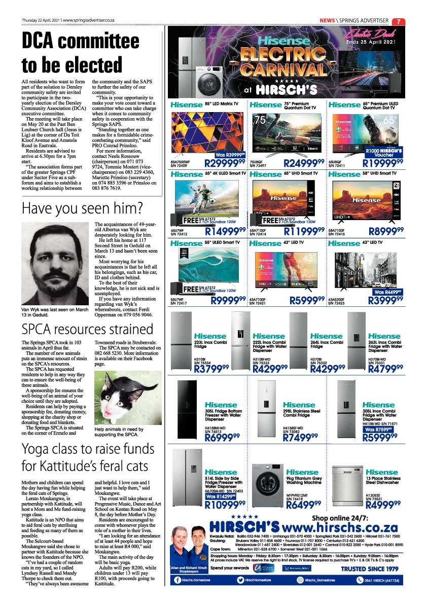Springs Advertiser 23 April 2021 page 7
