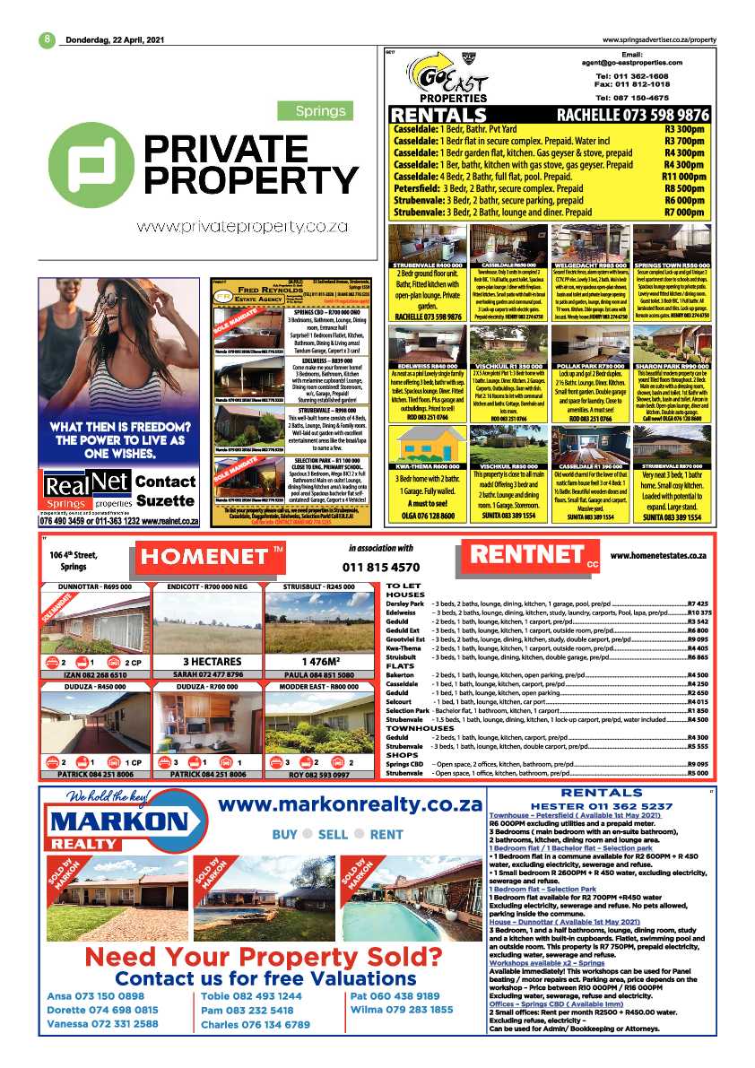 Springs Advertiser 23 April 2021 page 8
