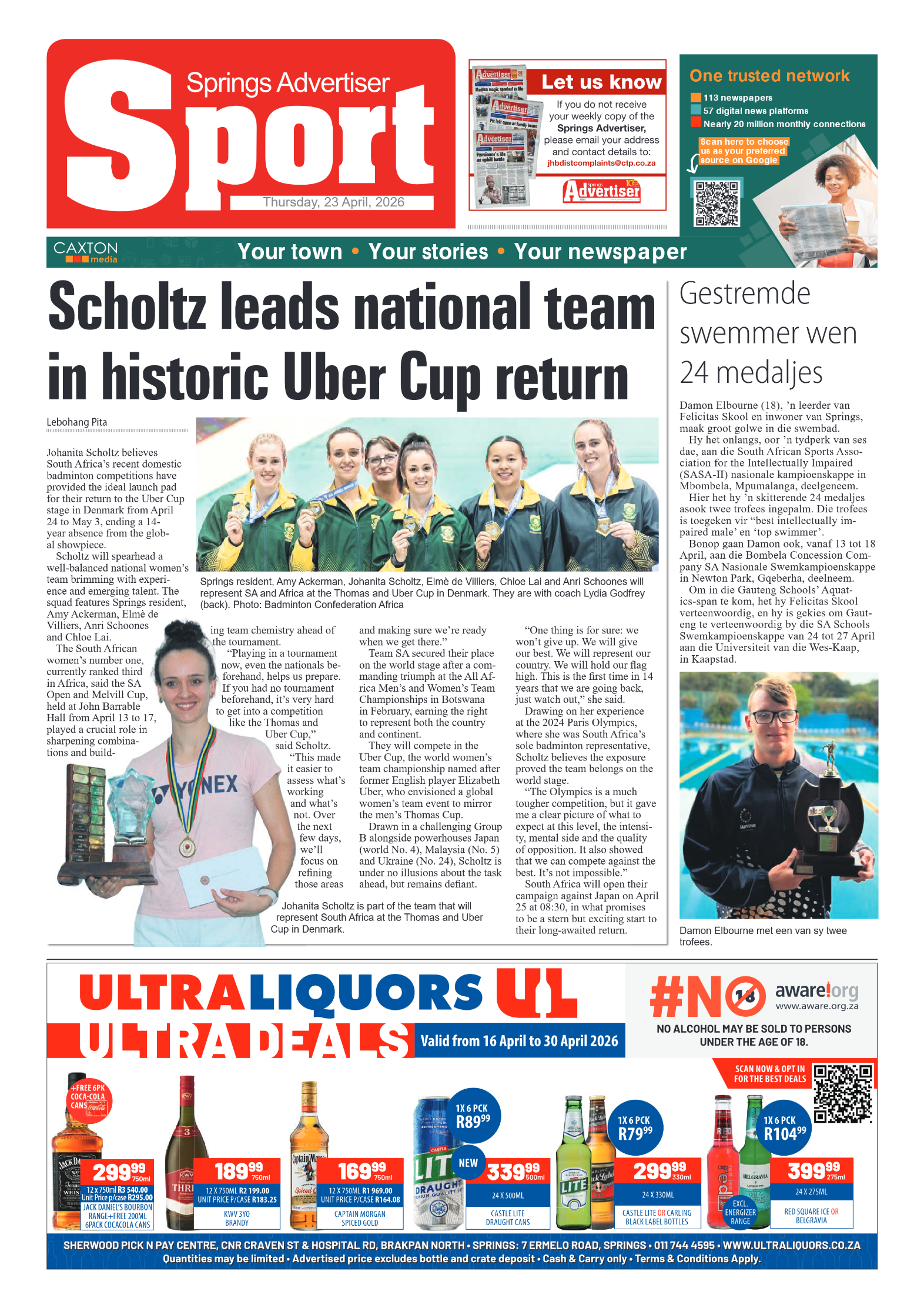 Springs Advertiser 23 April 2026 page 12
