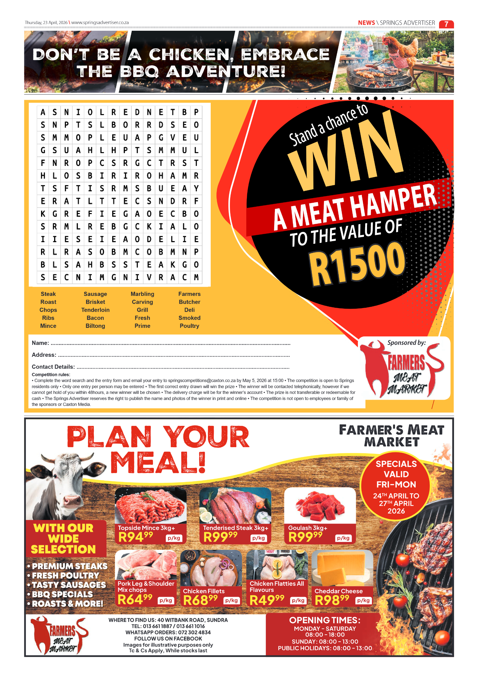 Springs Advertiser 23 April 2026 page 7