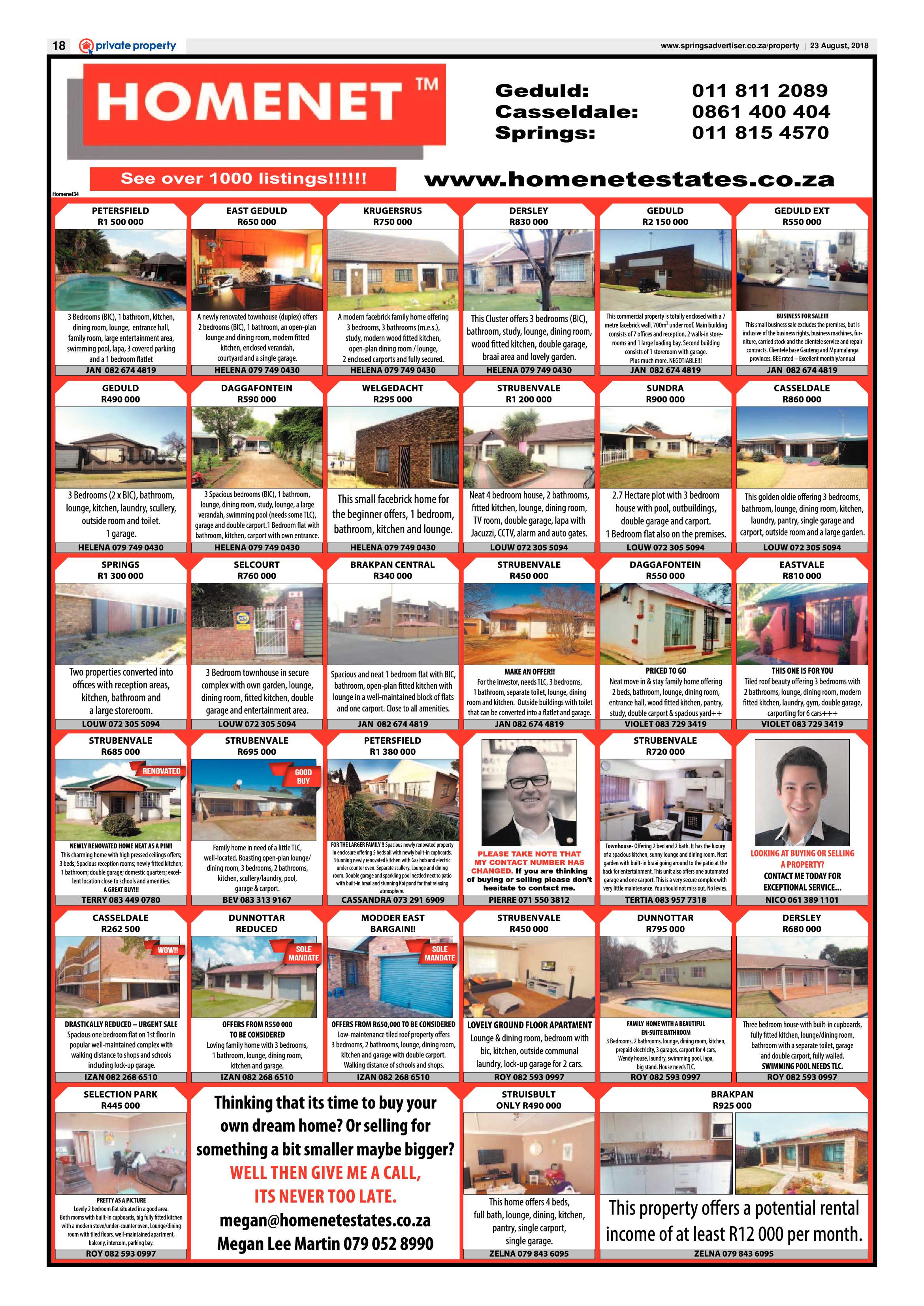 Springs Advertiser 23 August 2018 page 18