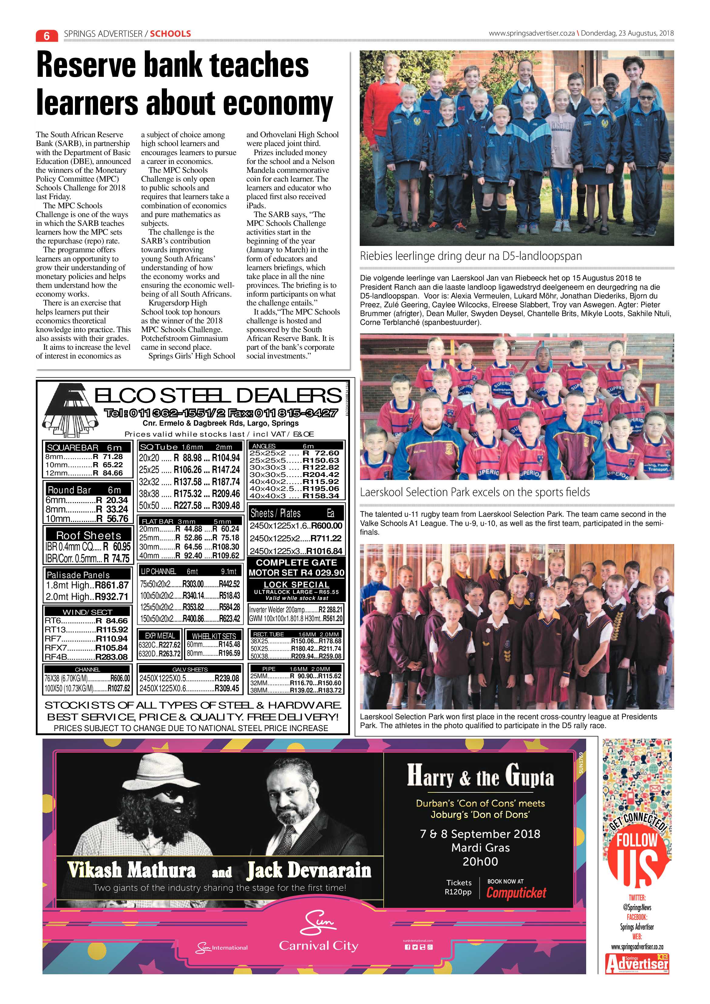 Springs Advertiser 23 August 2018 page 6