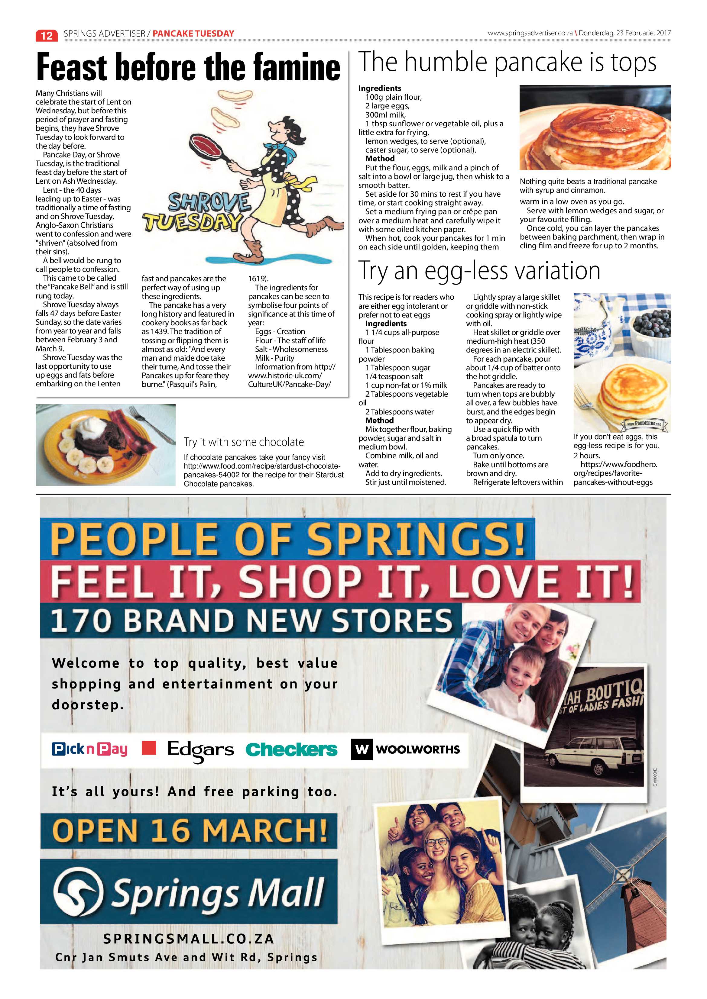 Springs Advertiser 23 February 2017 page 12