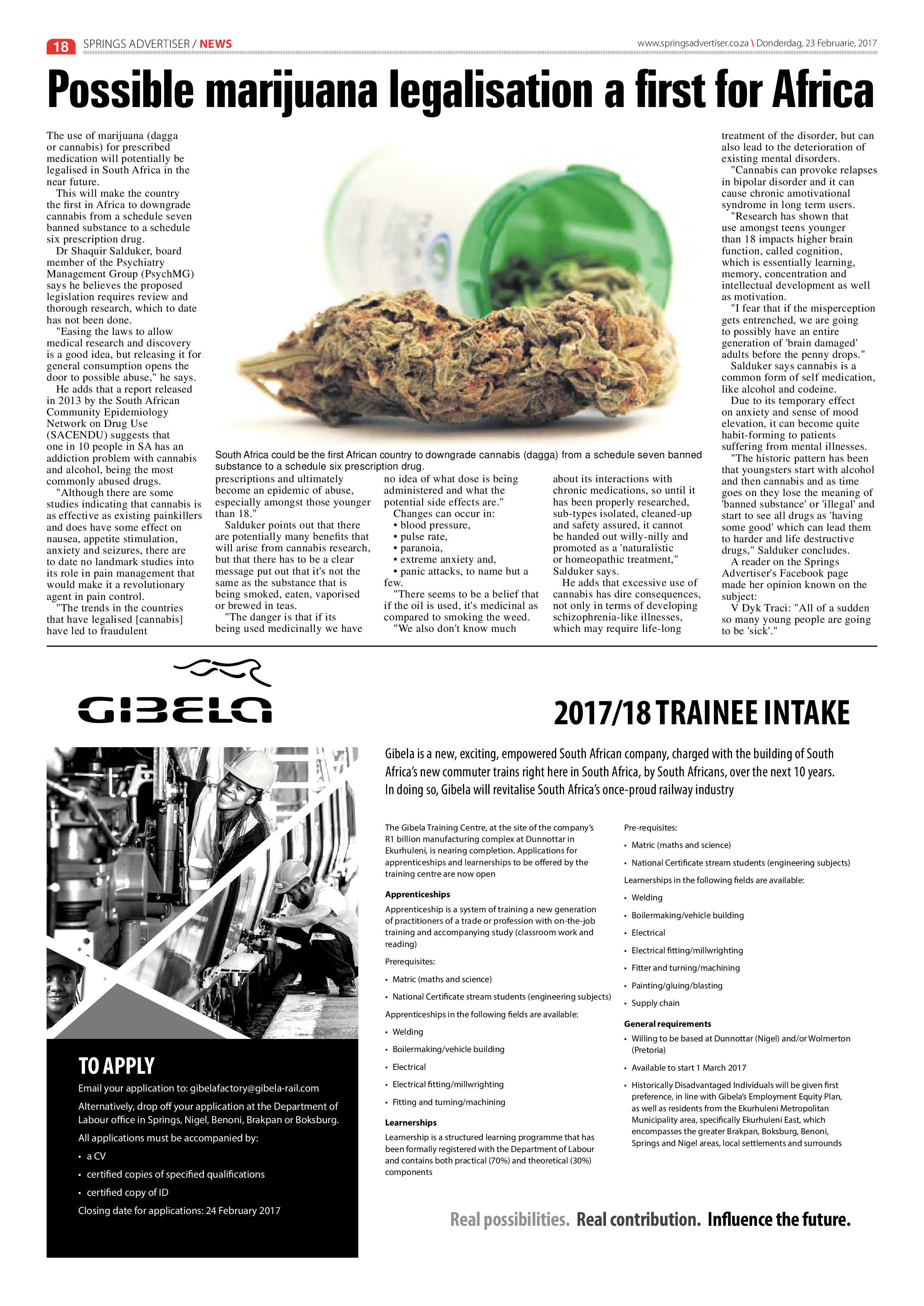 Springs Advertiser 23 February 2017 page 18