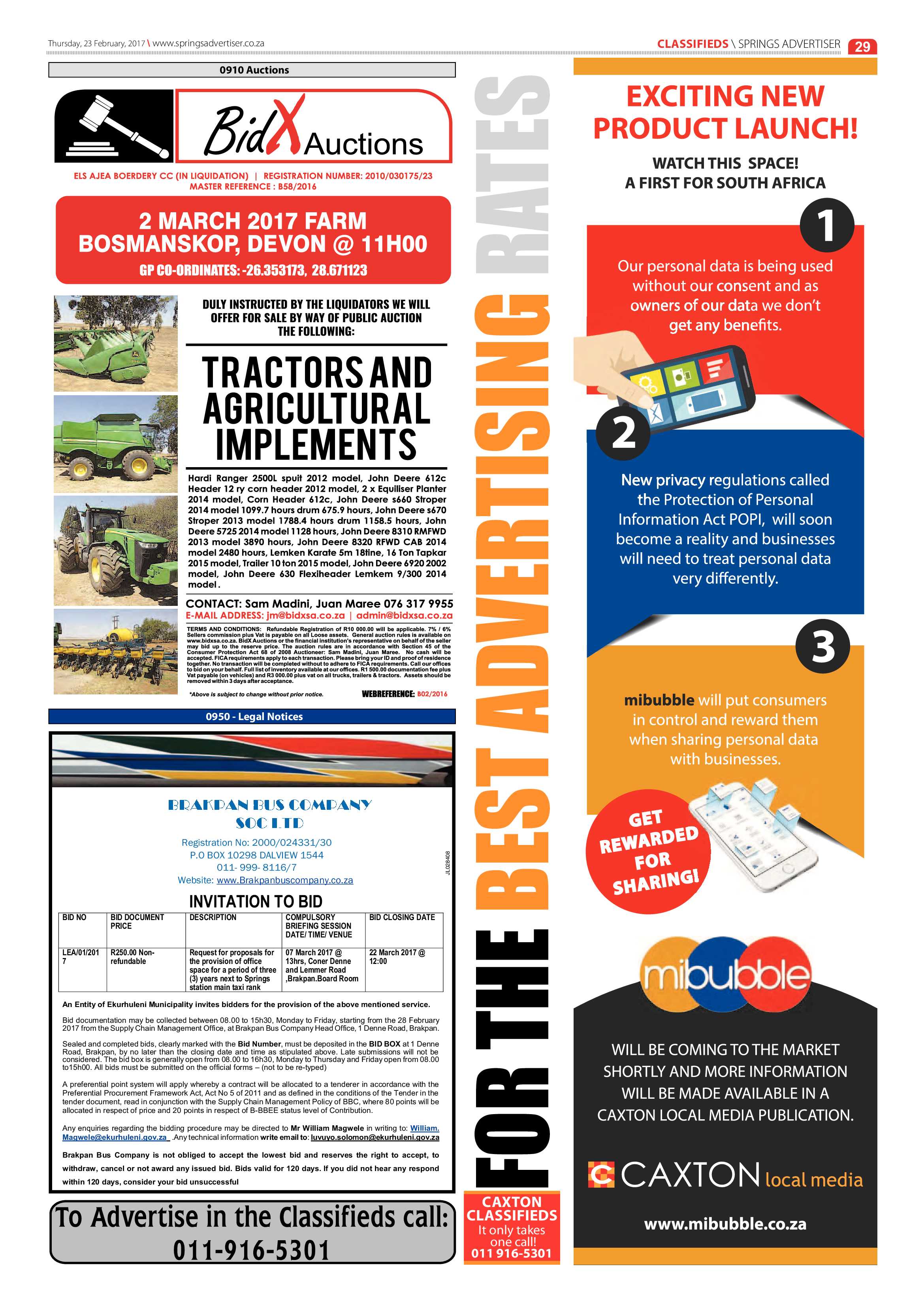 Springs Advertiser 23 February 2017 page 29