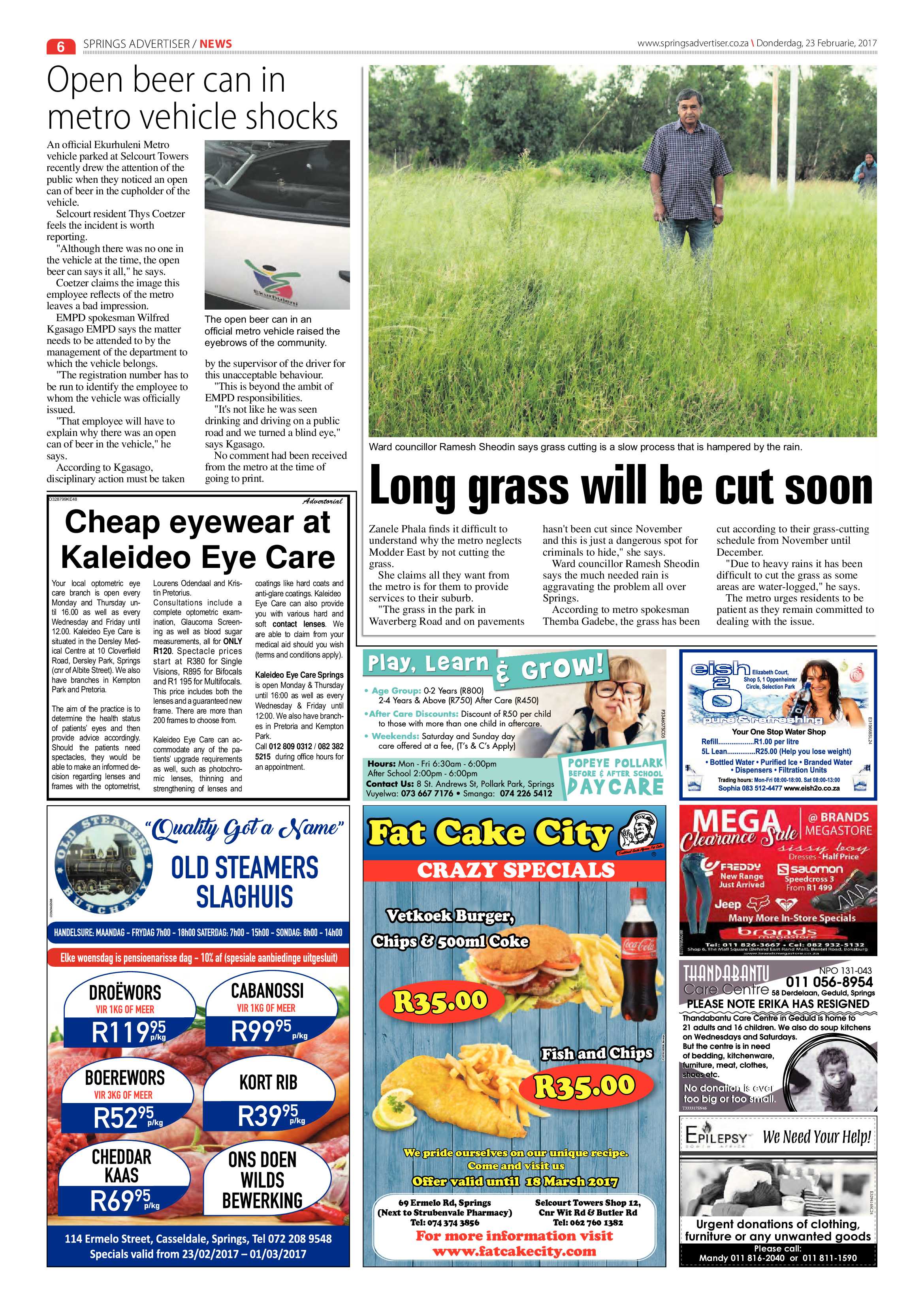 Springs Advertiser 23 February 2017 page 6