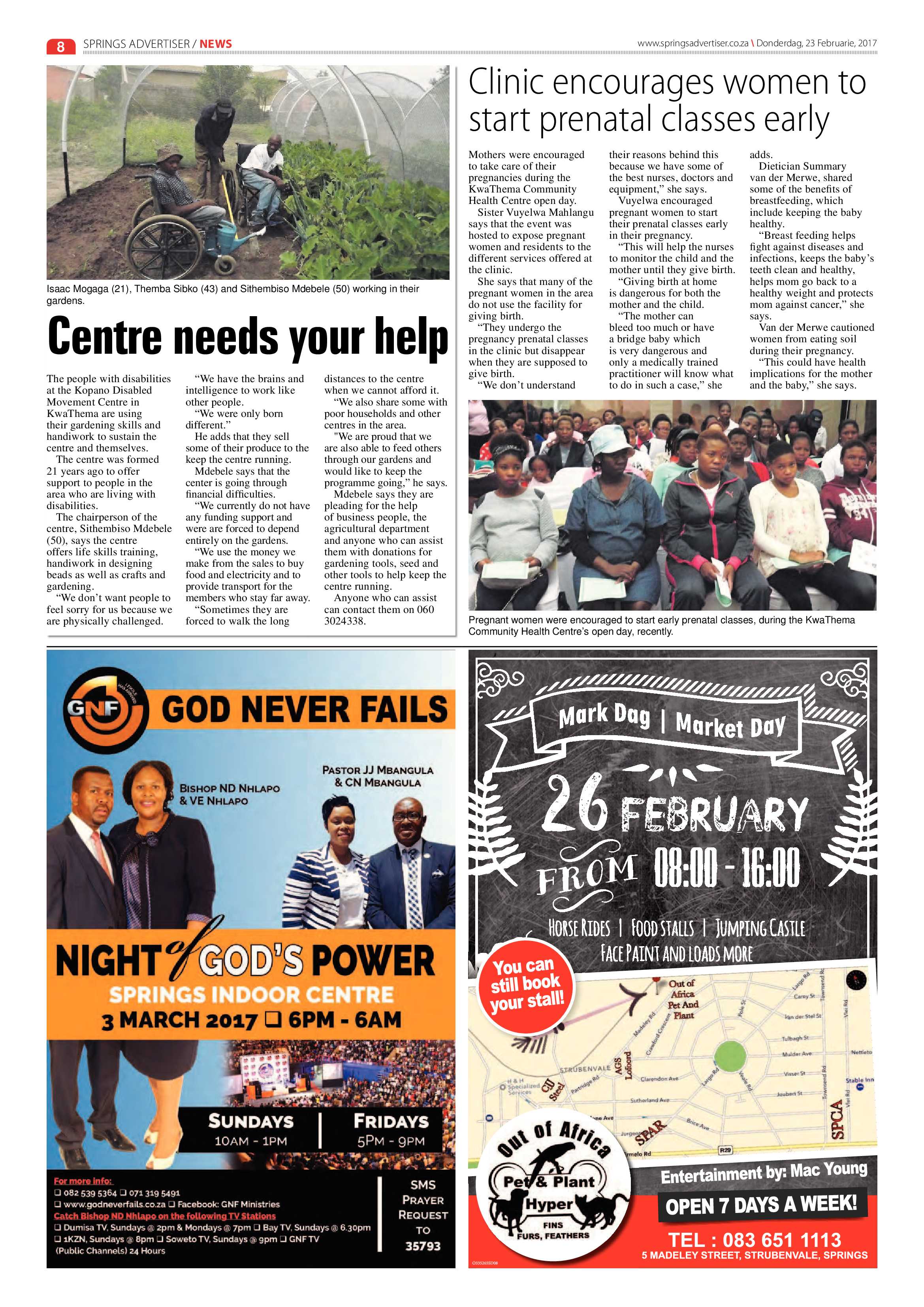 Springs Advertiser 23 February 2017 page 8