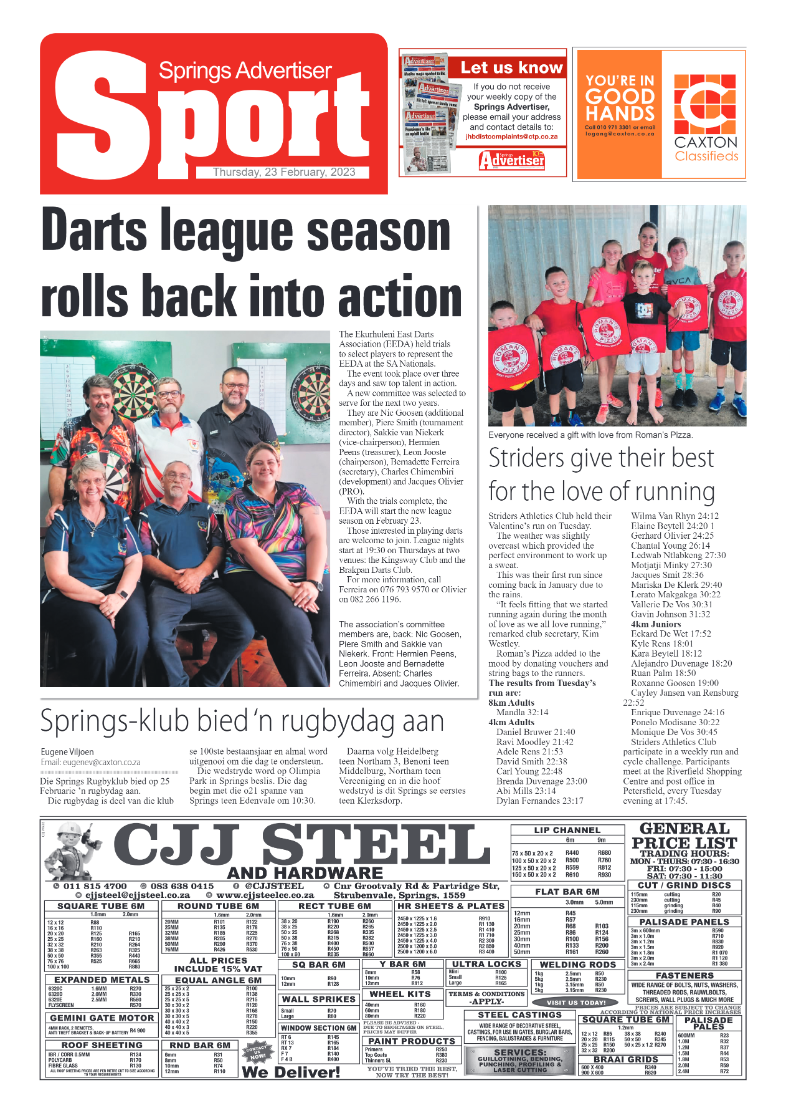 Springs Advertiser 23 February 2023 page 14