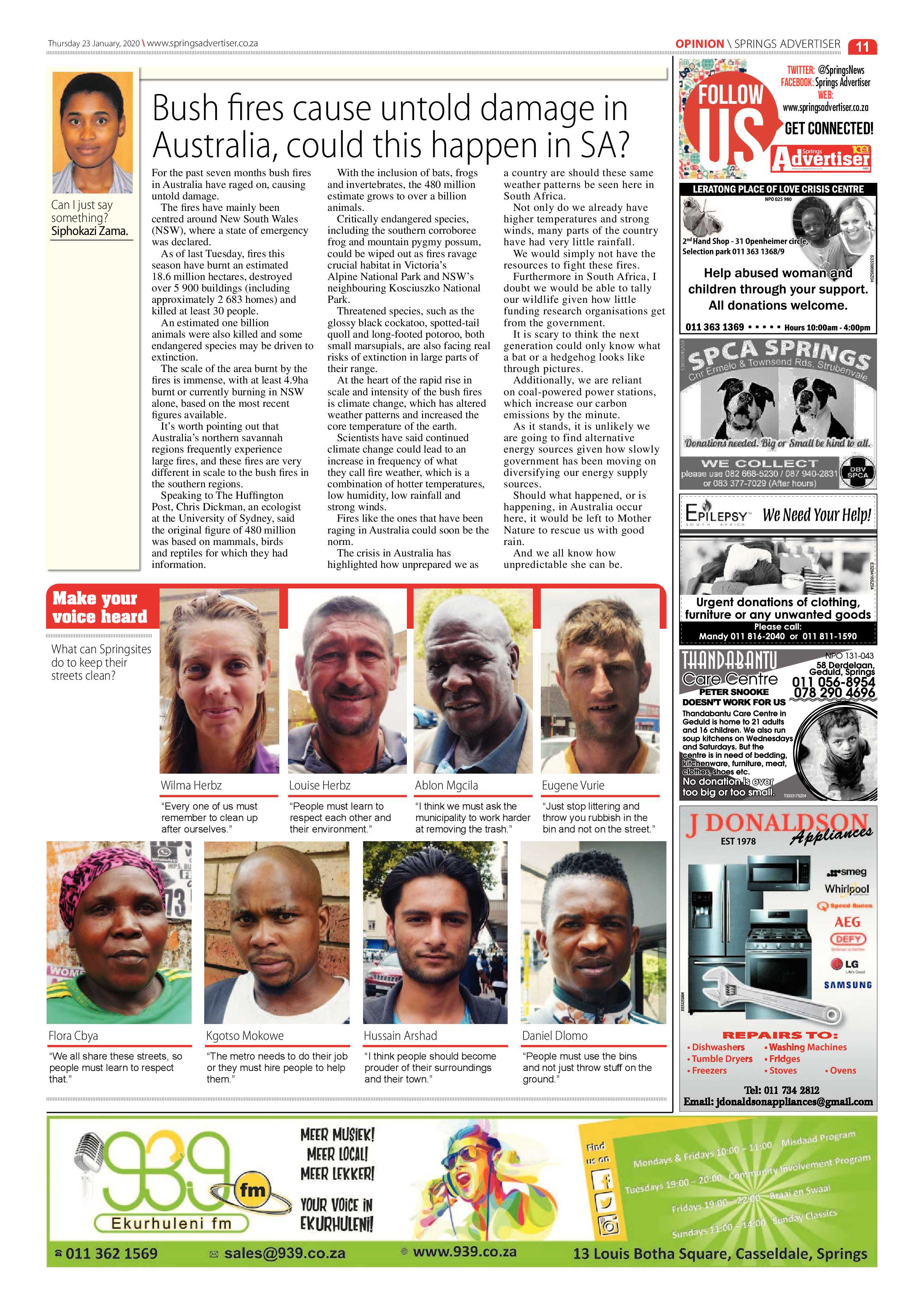 Springs Advertiser 23 January 2020 page 11