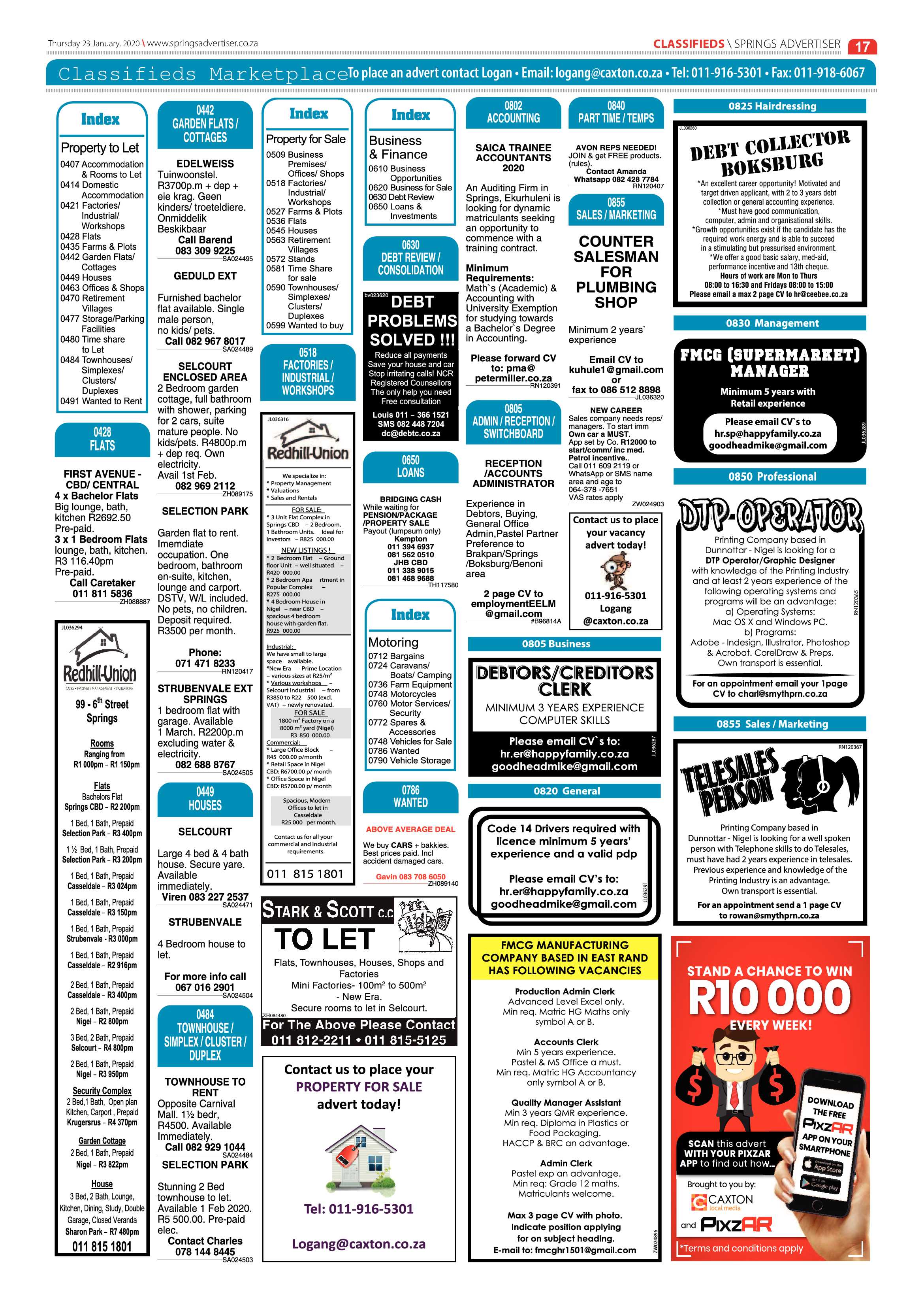 Springs Advertiser 23 January 2020 page 17