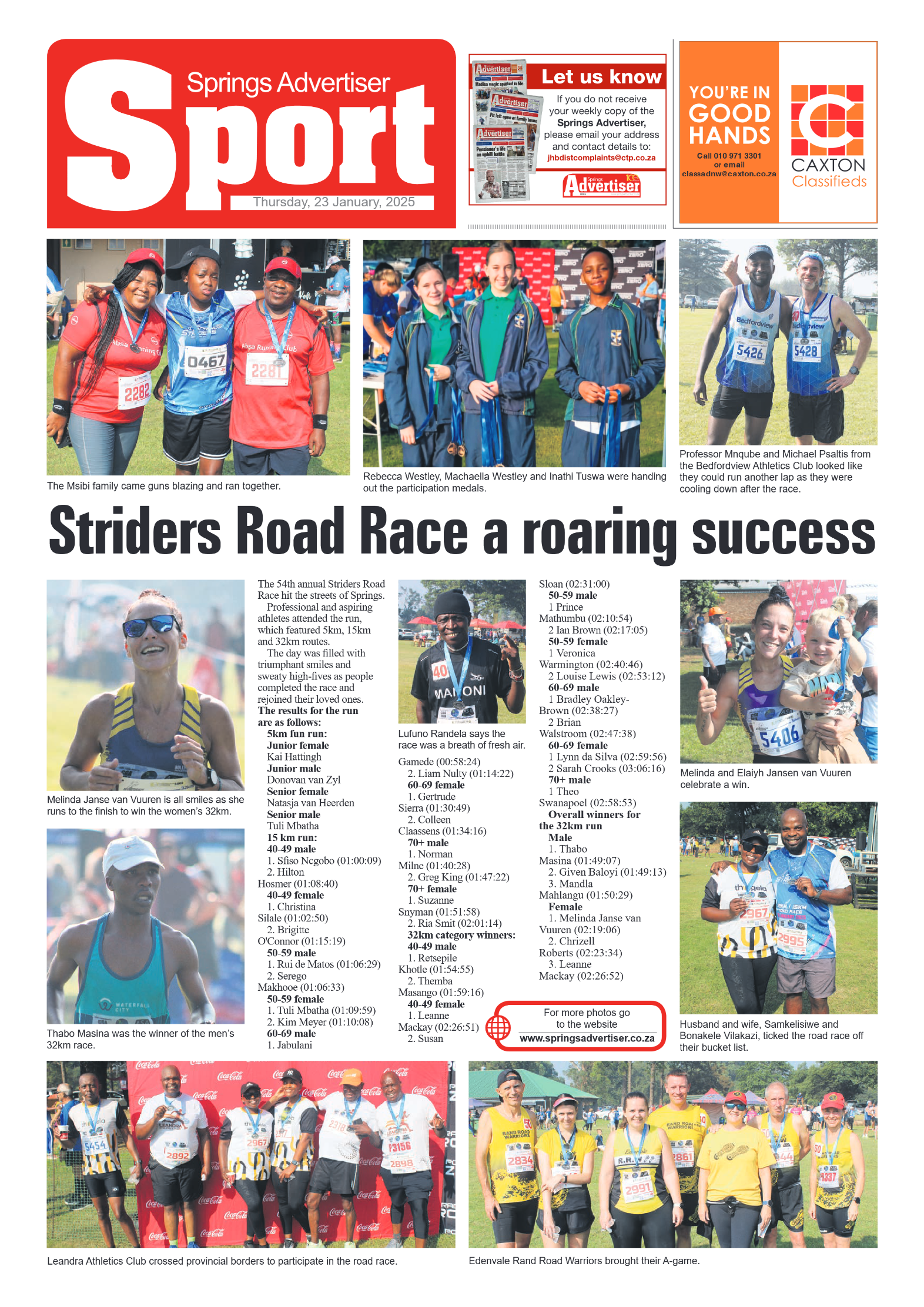 Springs Advertiser 23 January 2025 page 12