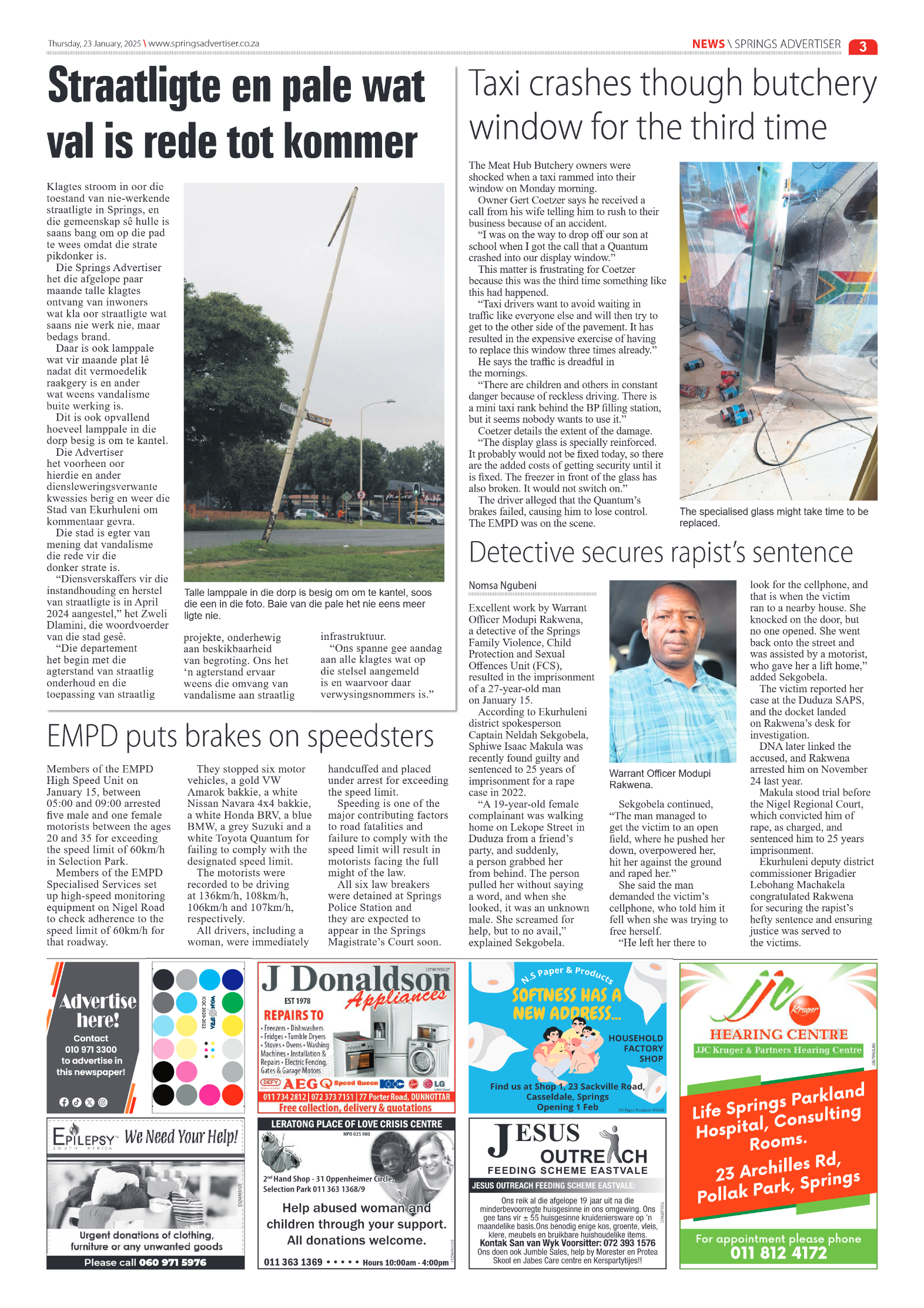 Springs Advertiser 23 January 2025 page 3