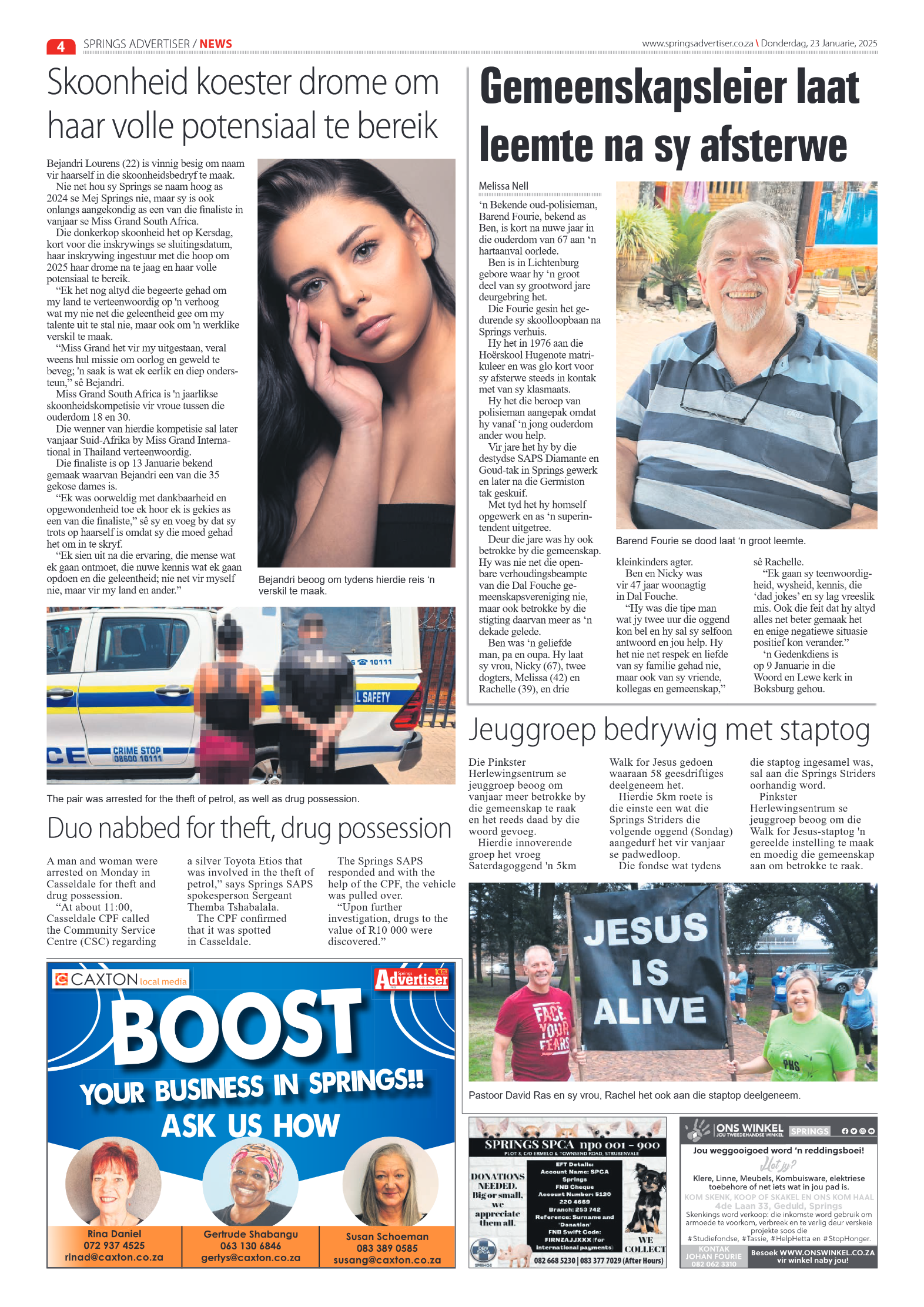 Springs Advertiser 23 January 2025 page 4