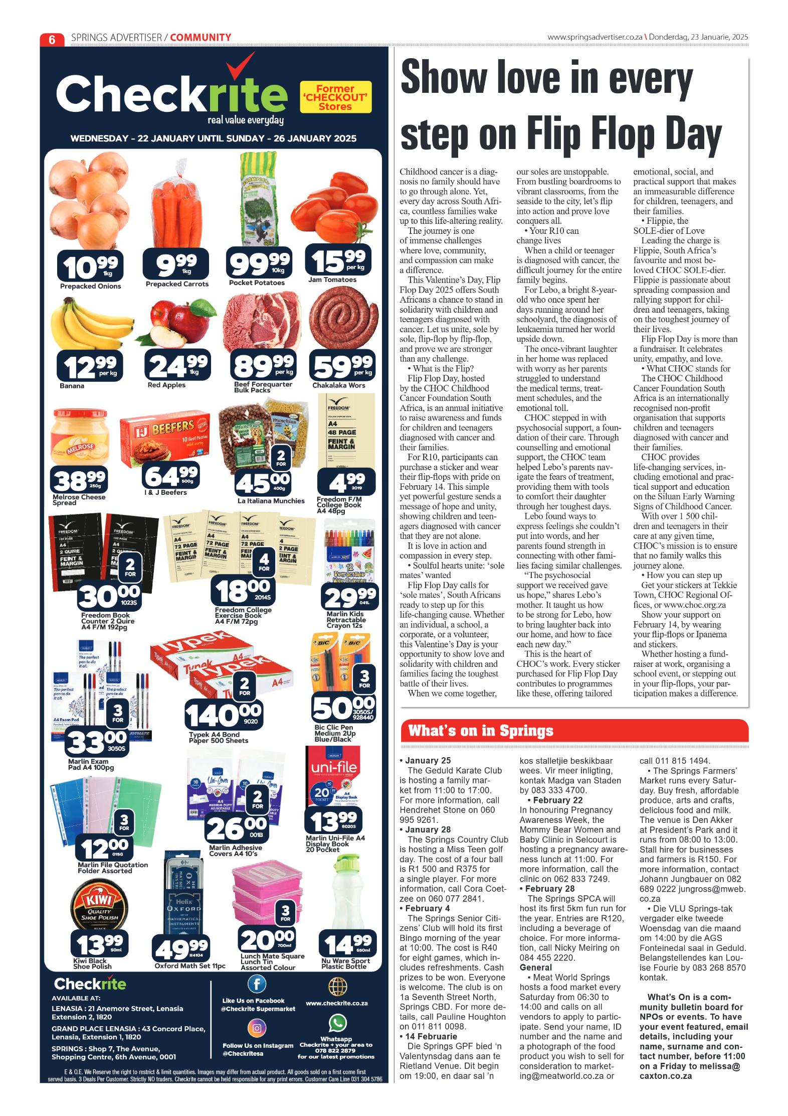 Springs Advertiser 23 January 2025 page 6