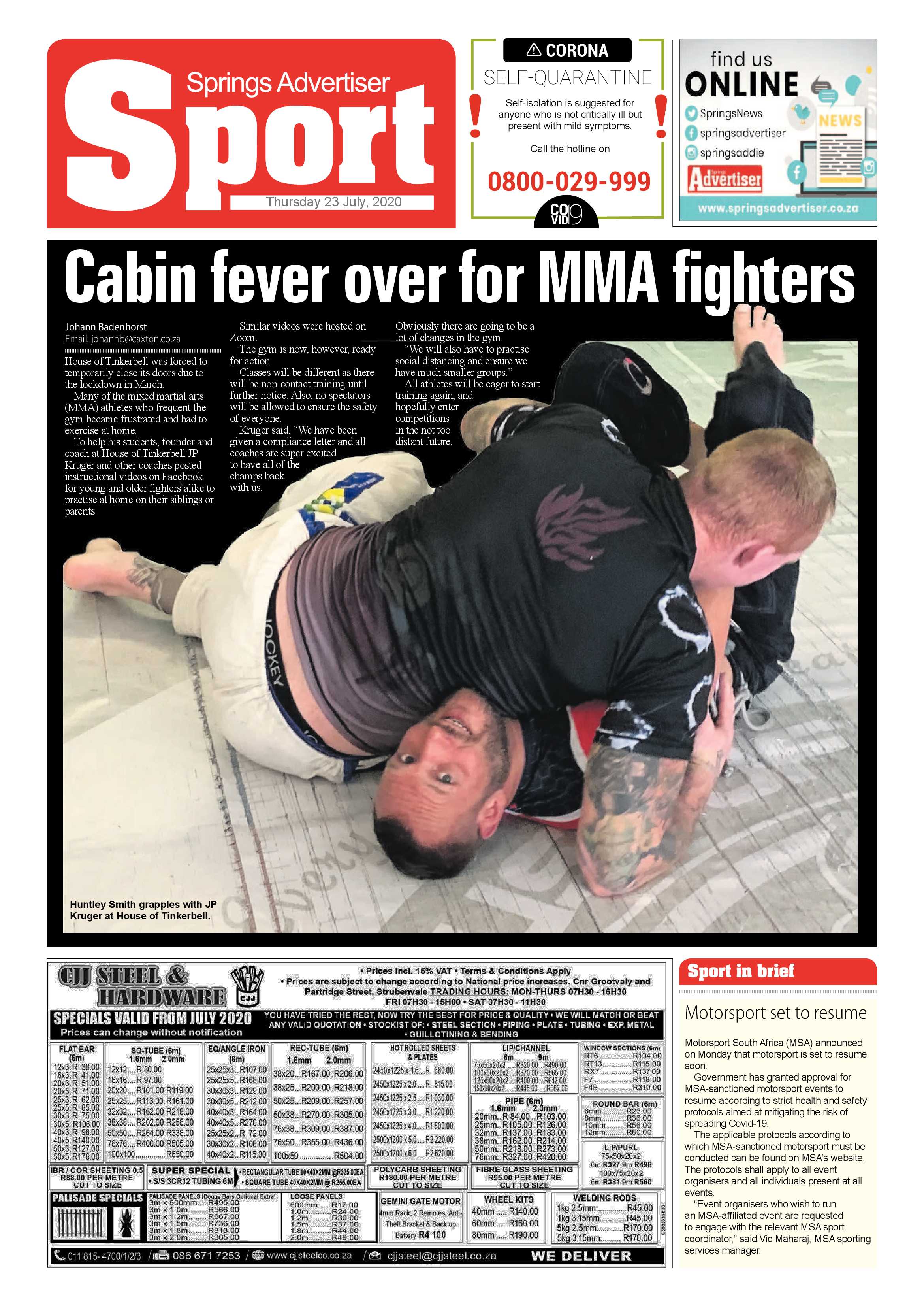 Springs Advertiser 23 July 2020 page 16