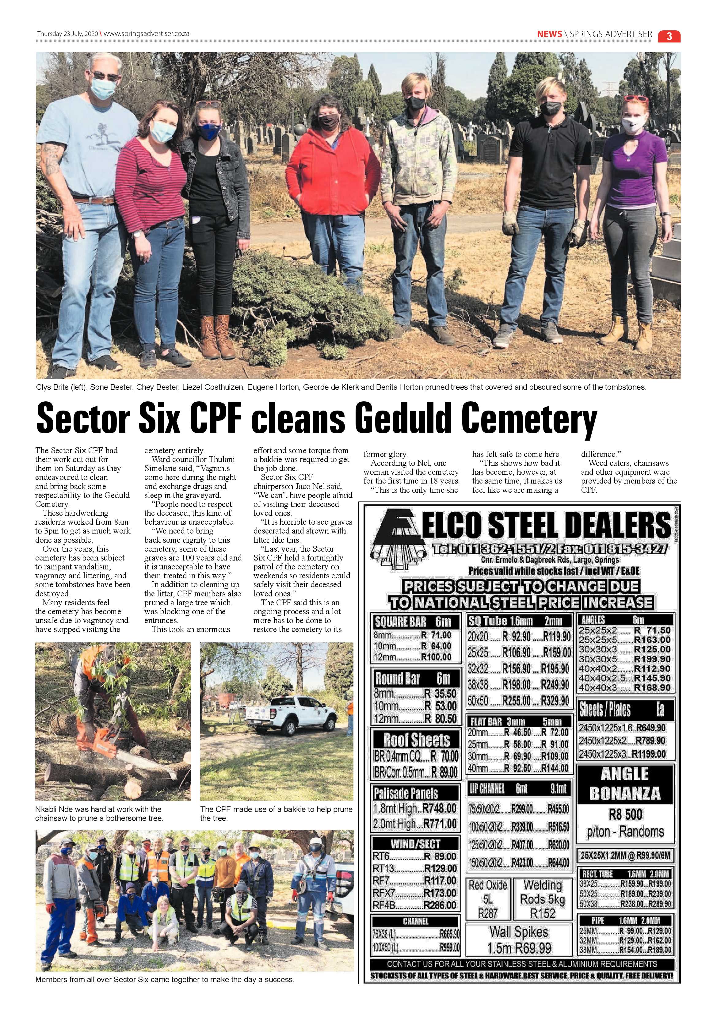 Springs Advertiser 23 July 2020 page 3