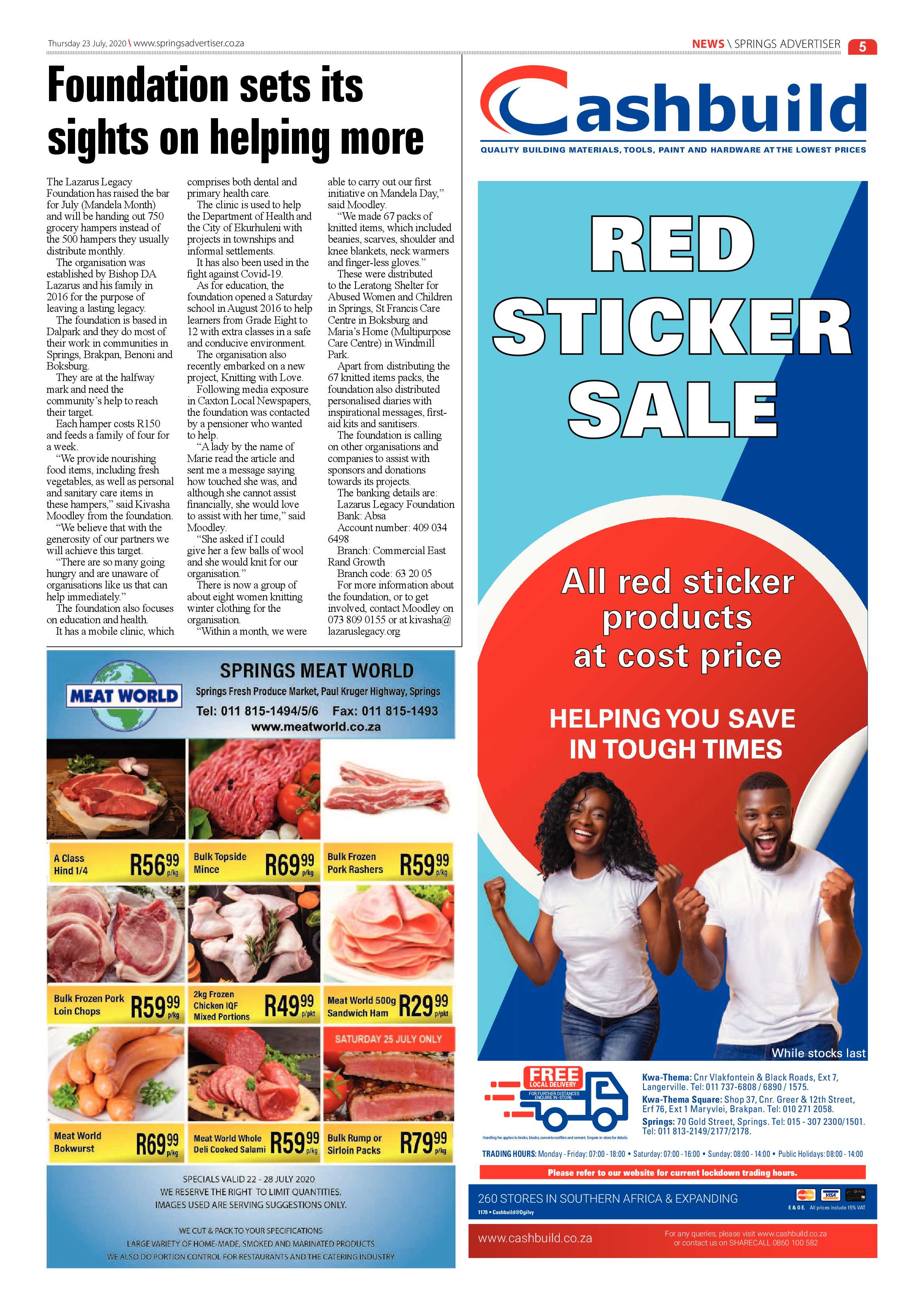 Springs Advertiser 23 July 2020 page 5