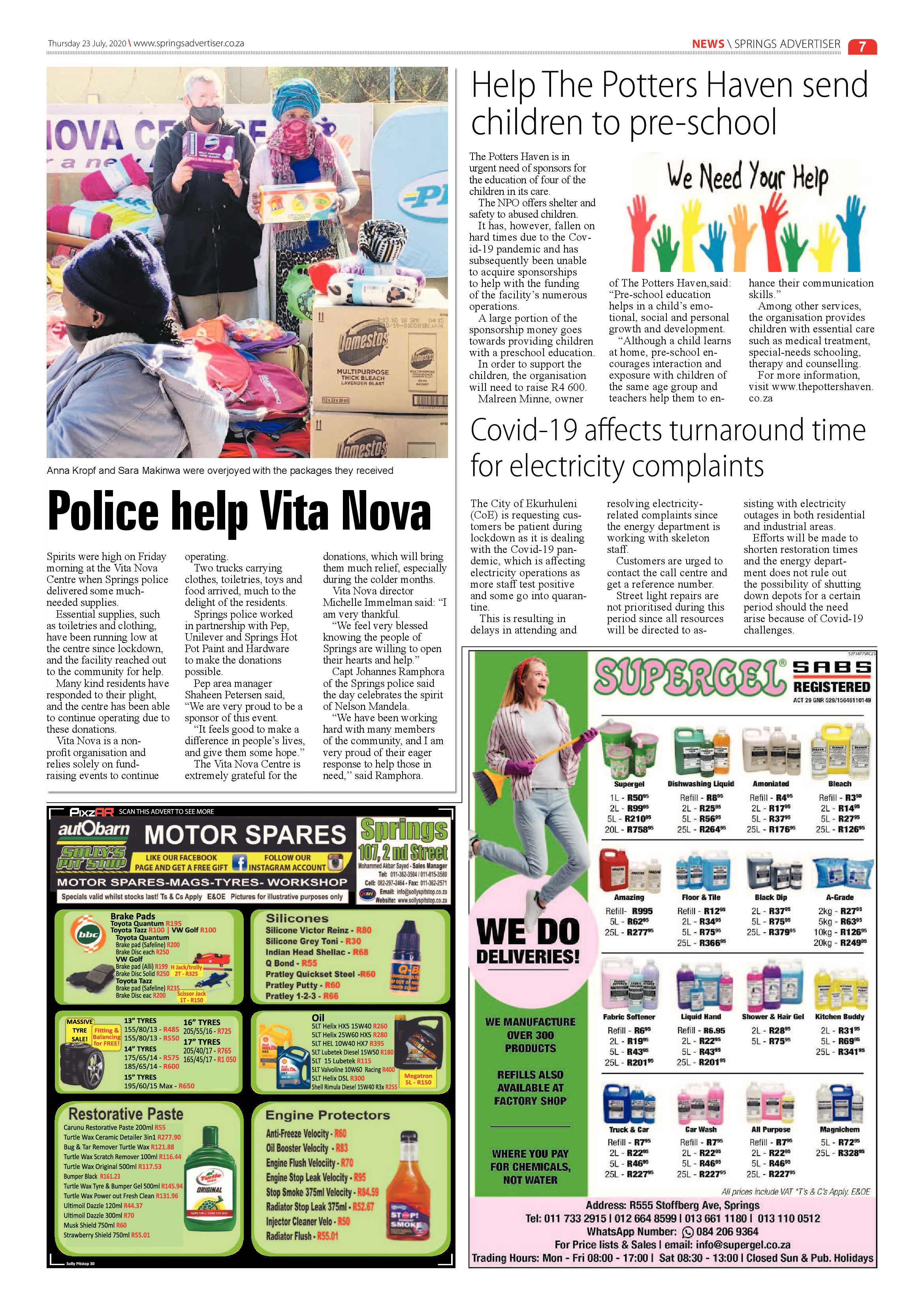 Springs Advertiser 23 July 2020 page 7