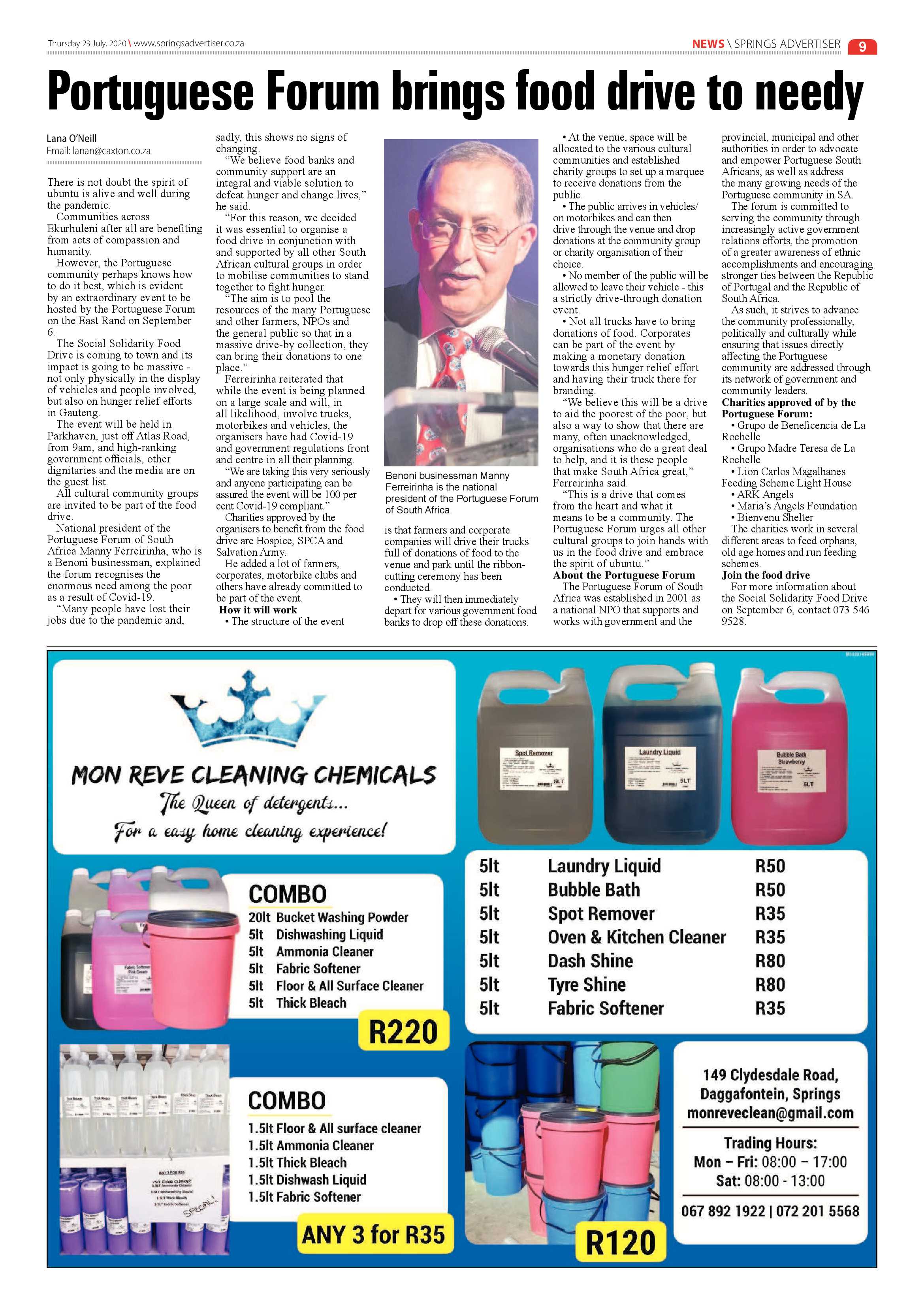 Springs Advertiser 23 July 2020 page 9